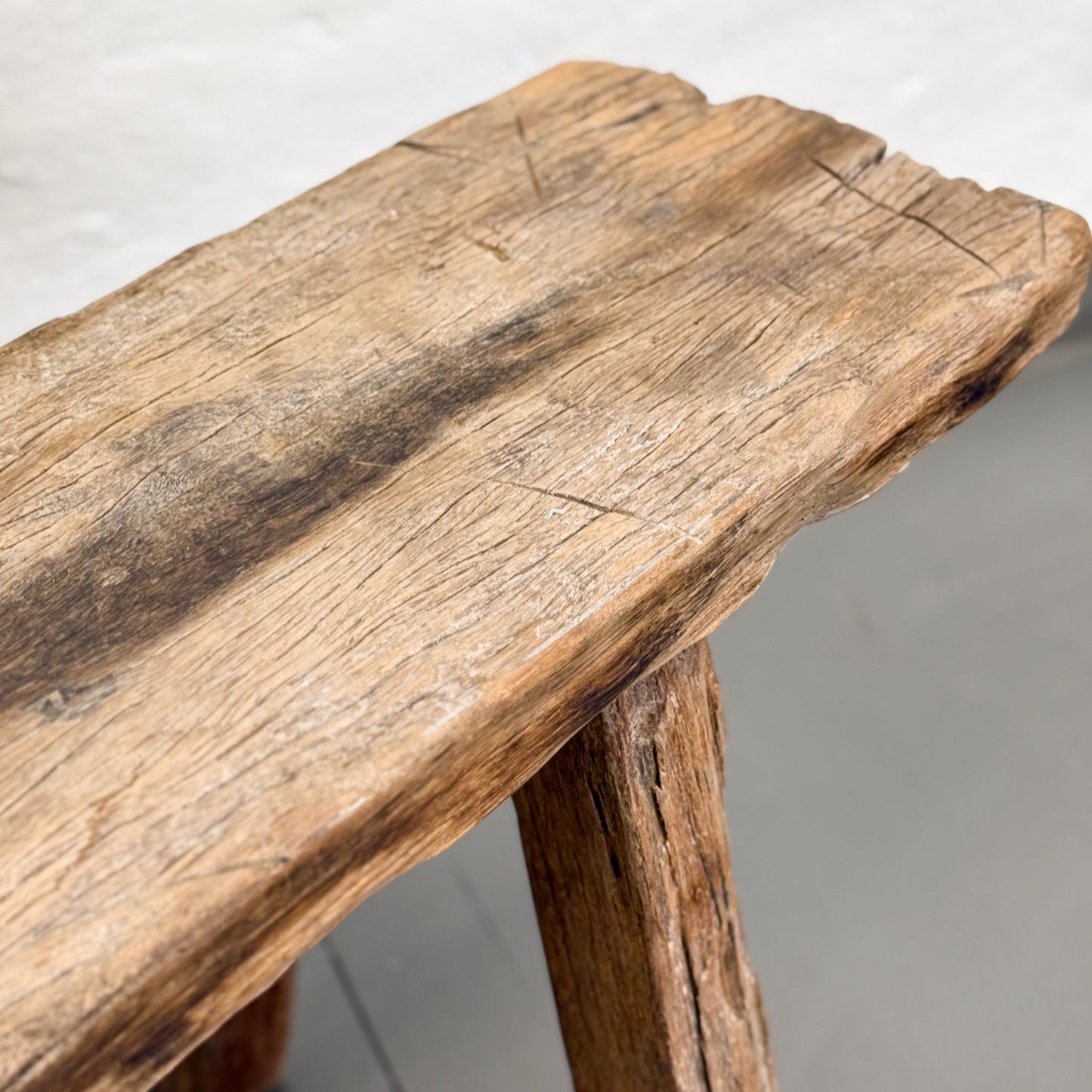 Rustic Teak Dingklik Bench II