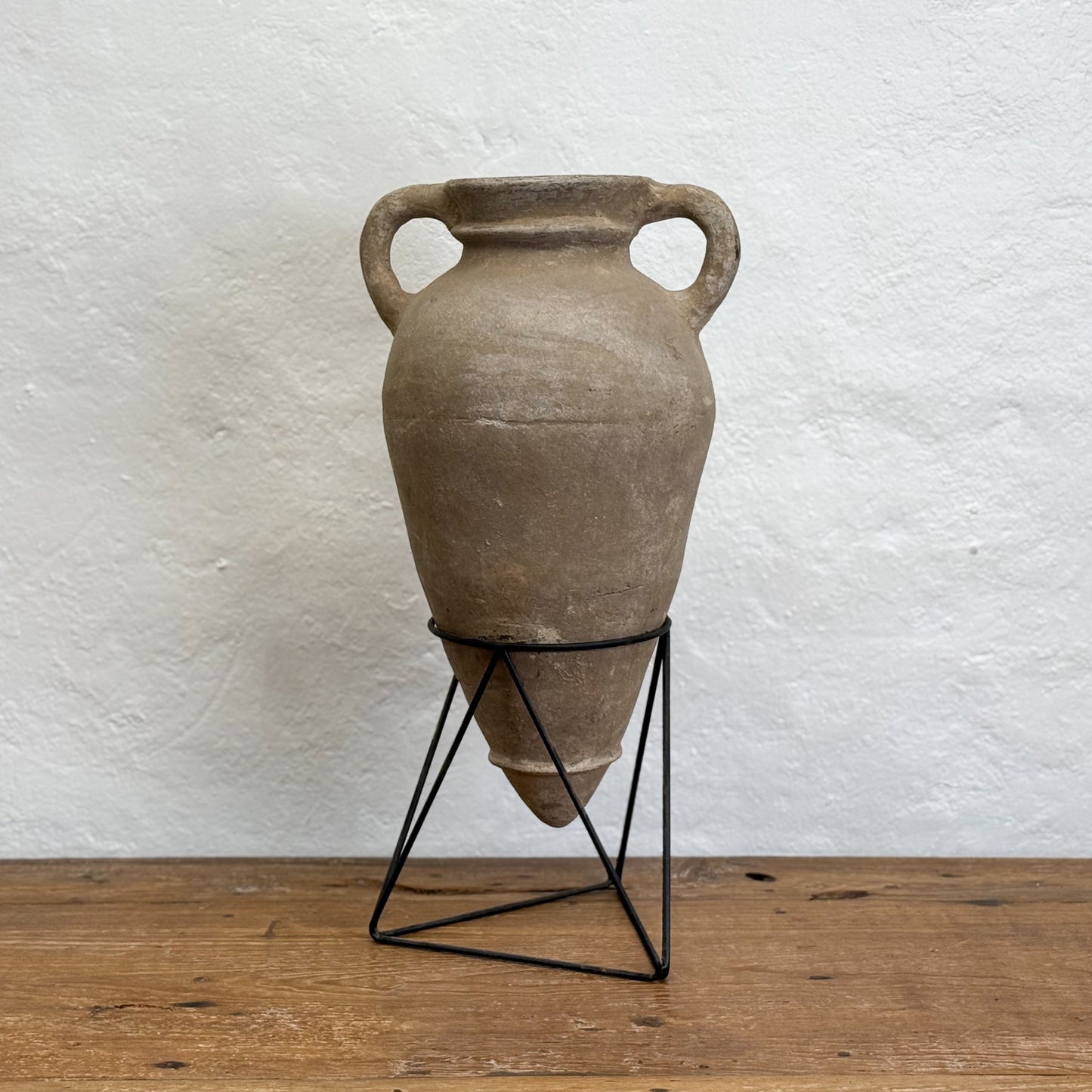 Terracotta Amphora on Stand II