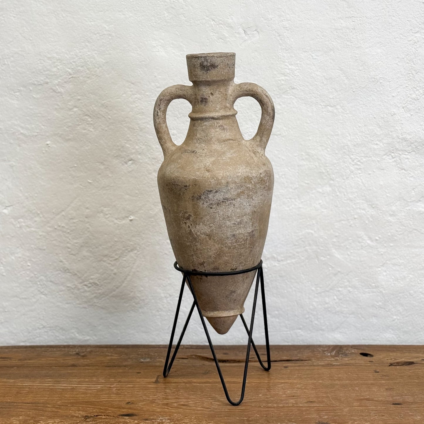 Terracotta Amphora on Stand III