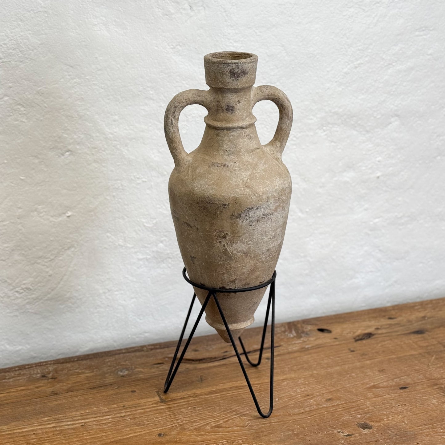 Terracotta Amphora on Stand III