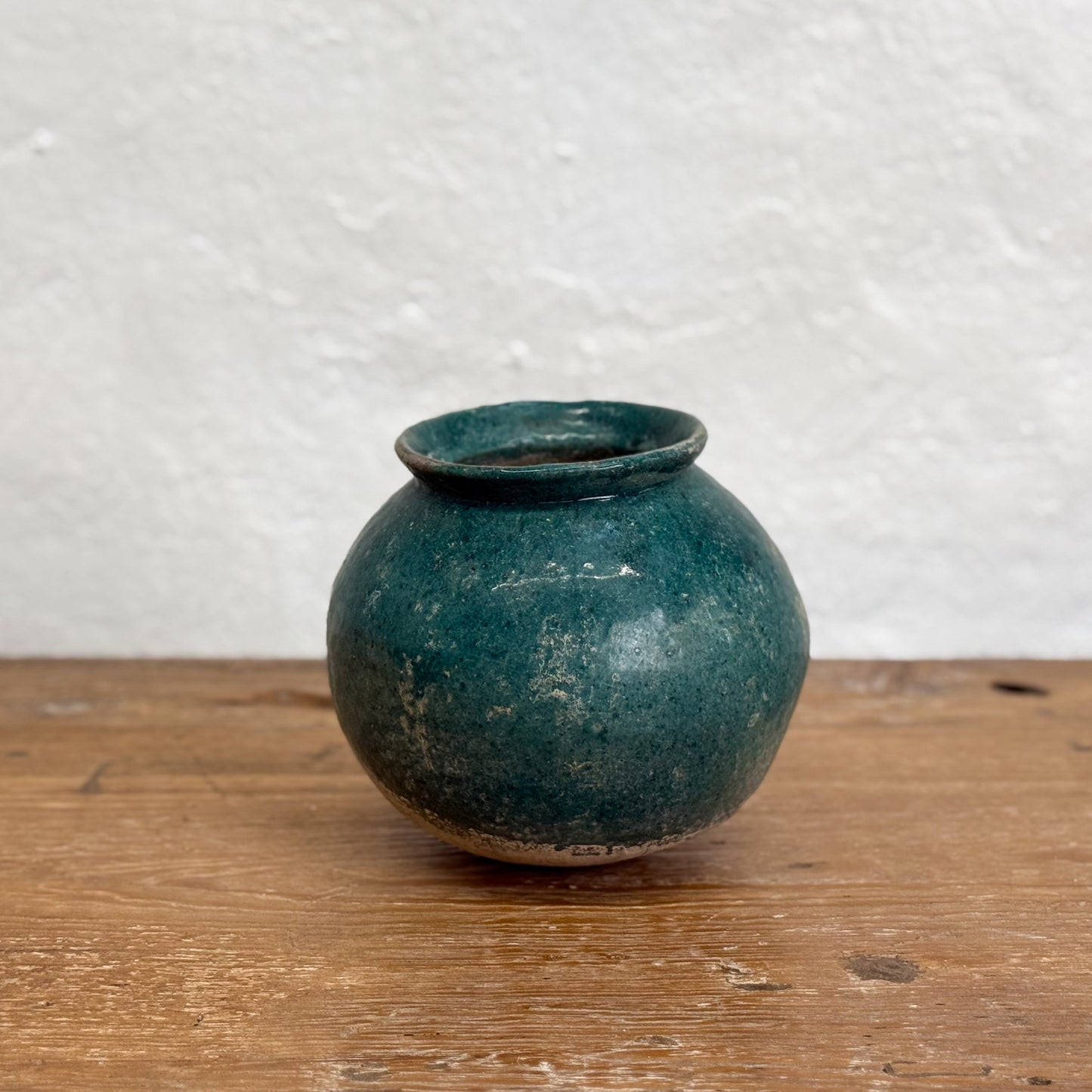 Round Crackle Glaze Pot