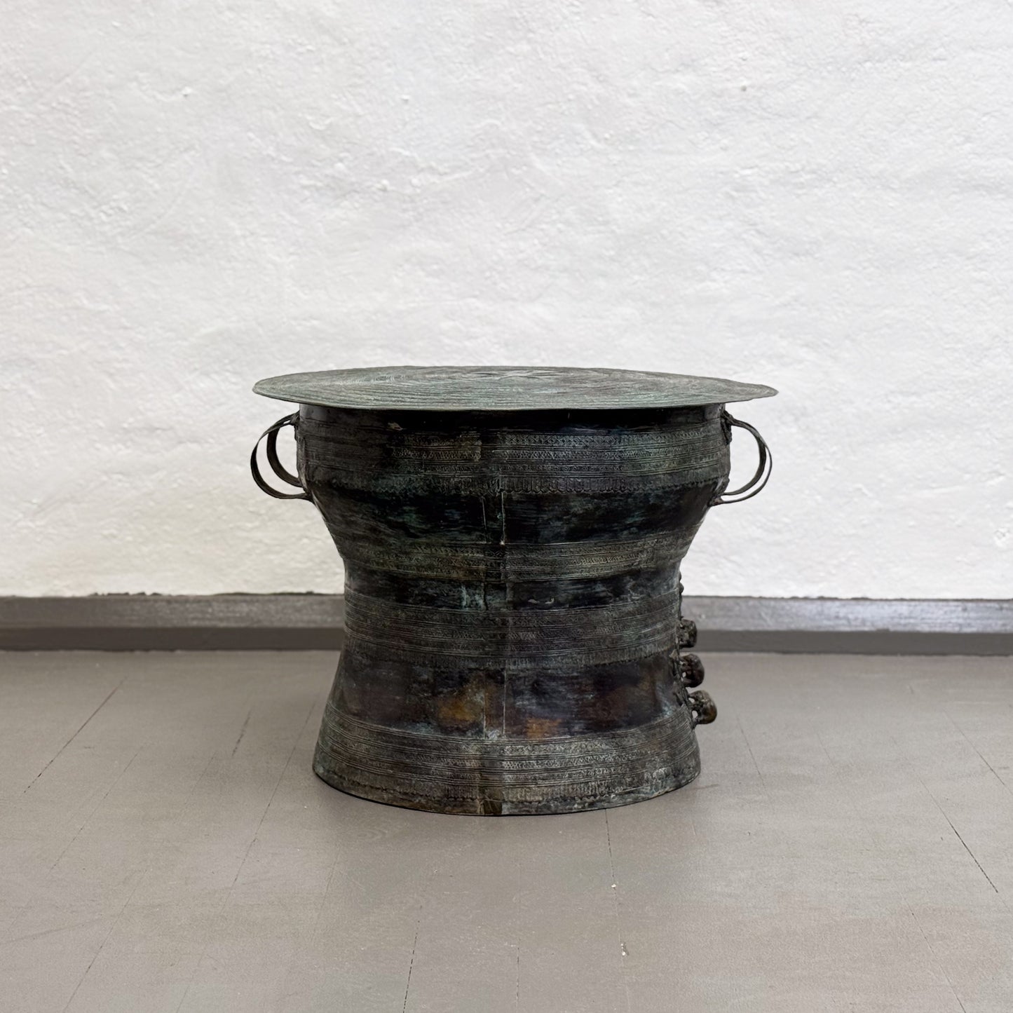 Squat Bronze Drum