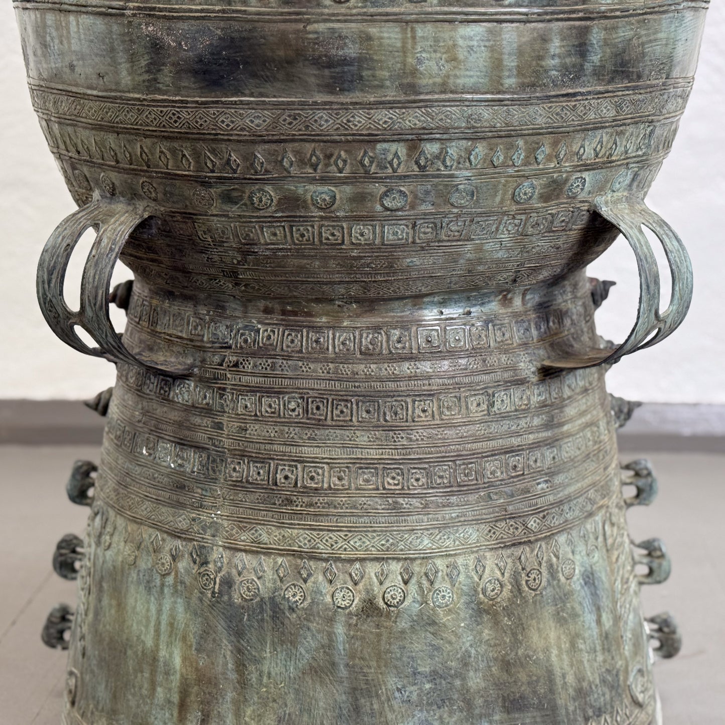 Bronze Moko Rain Drum