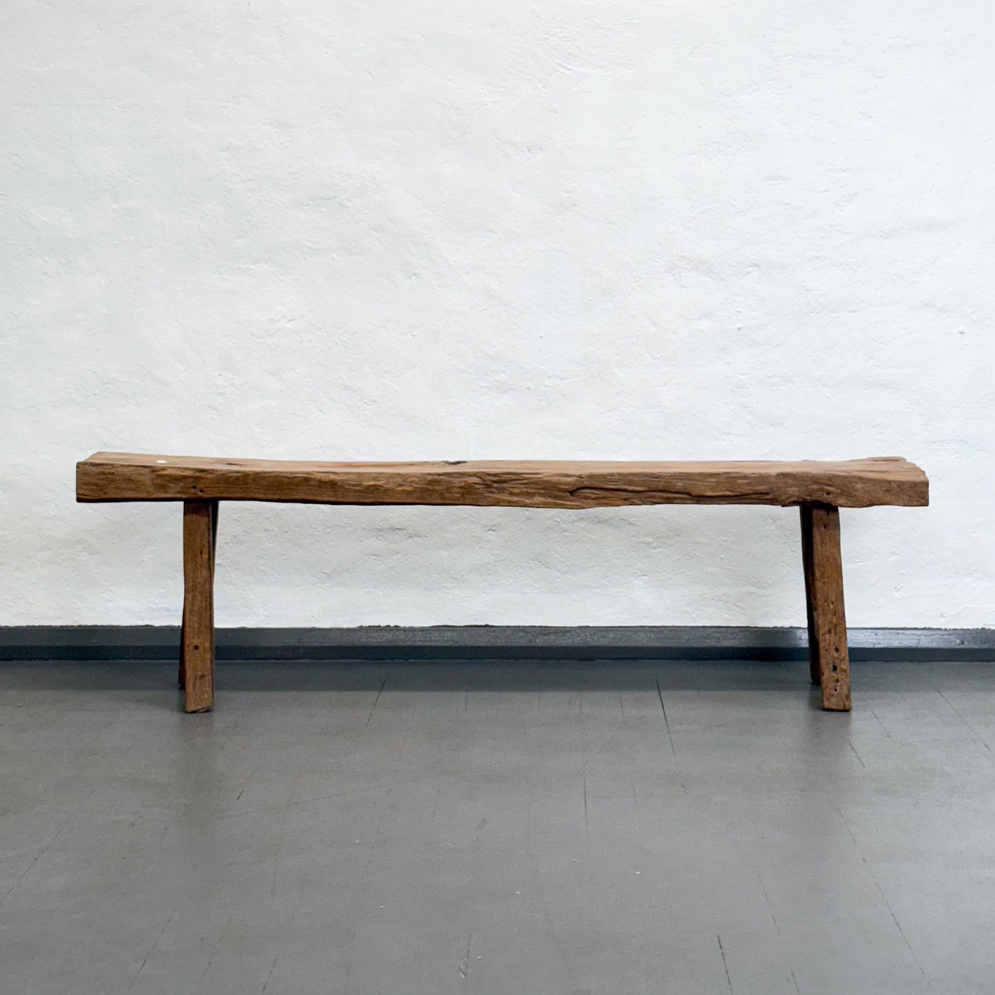 Rustic Teak Wood Dingklik Bench I