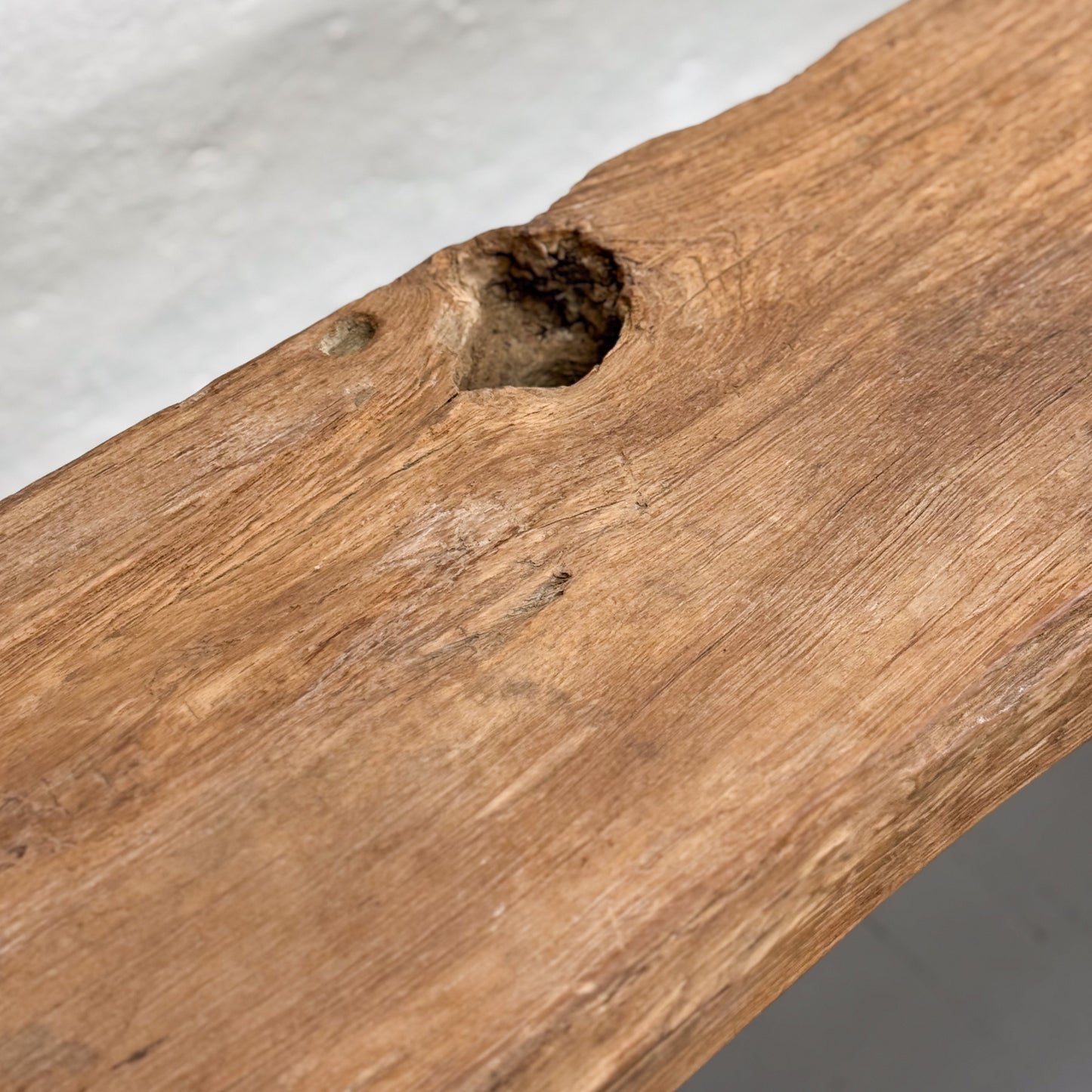 Rustic Teak Wood Dingklik Bench I