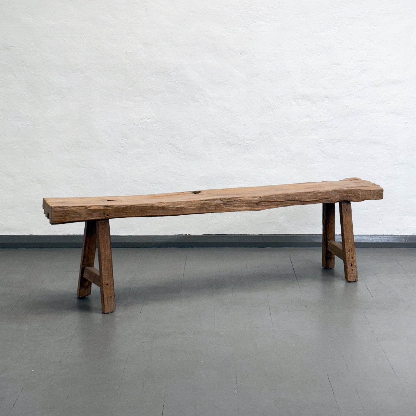 Rustic Teak Wood Dingklik Bench I