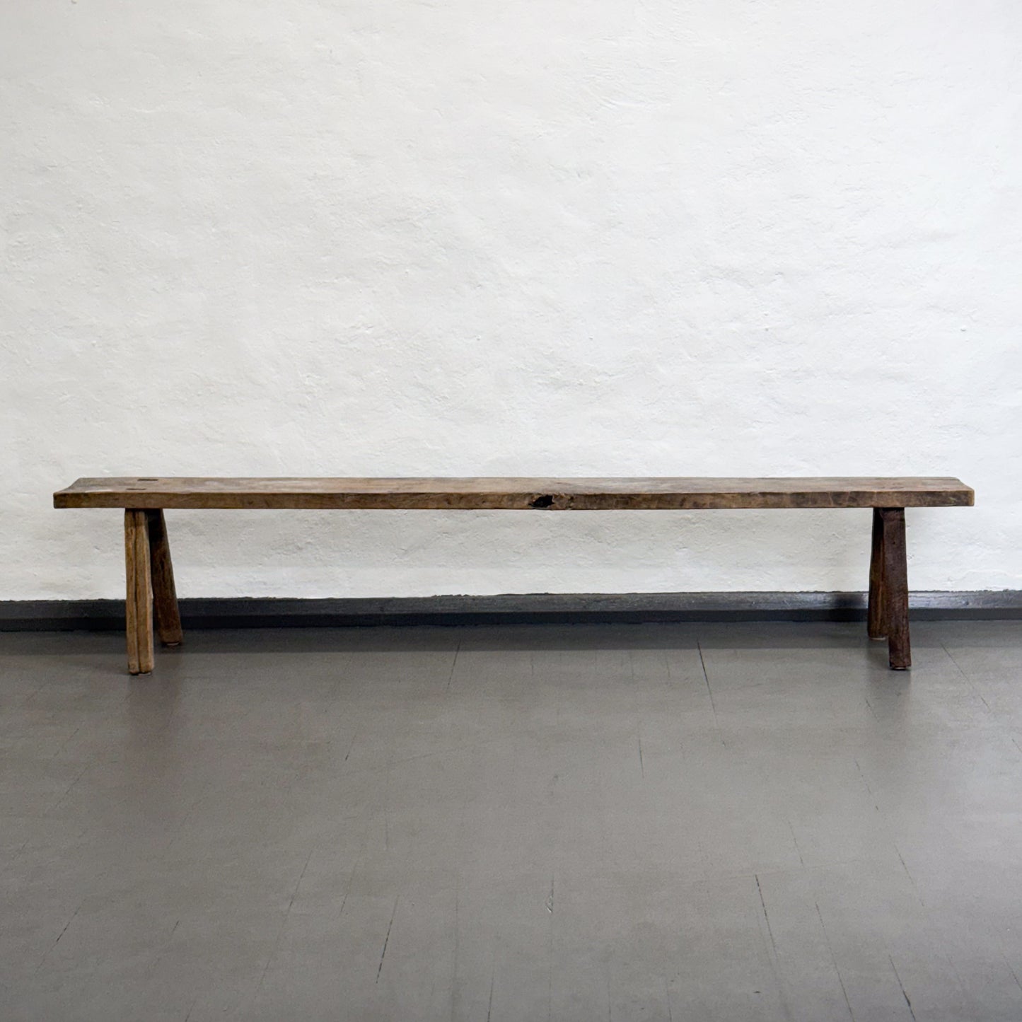 Rustic Teak Wood Dingklik Bench II