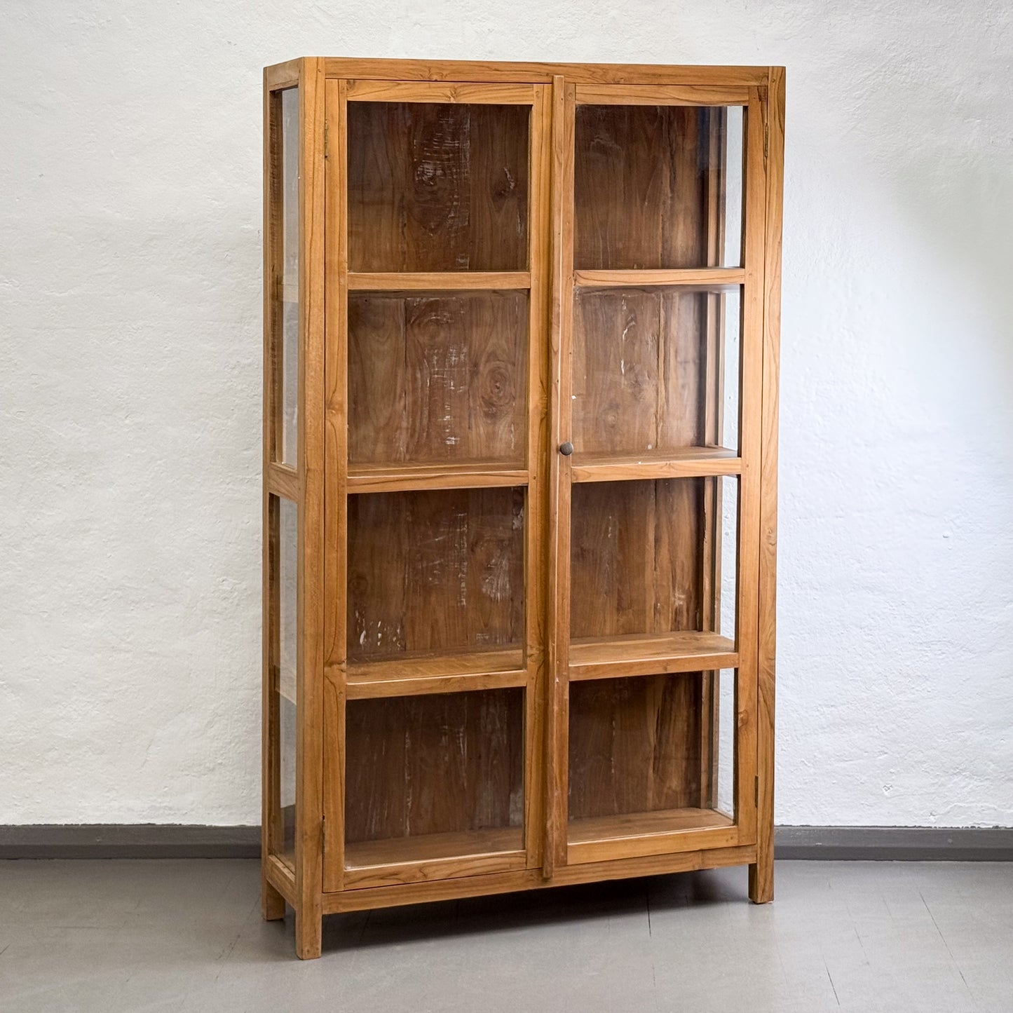 Triple Glass Side Cabinet