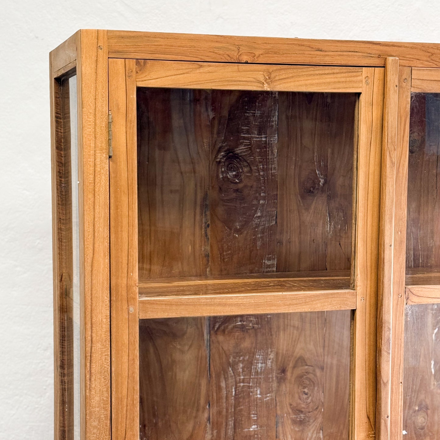 Triple Glass Side Cabinet