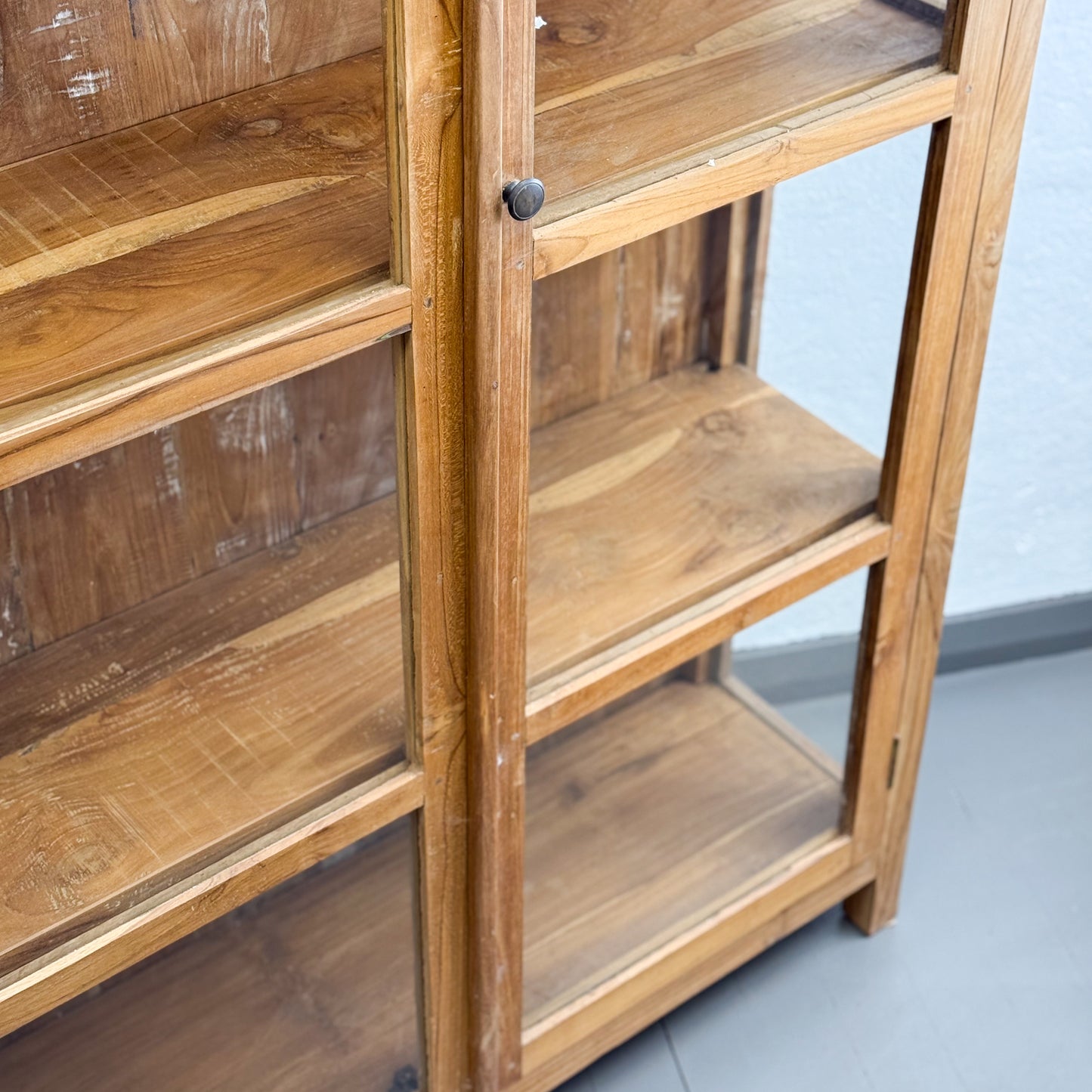 Triple Glass Side Cabinet