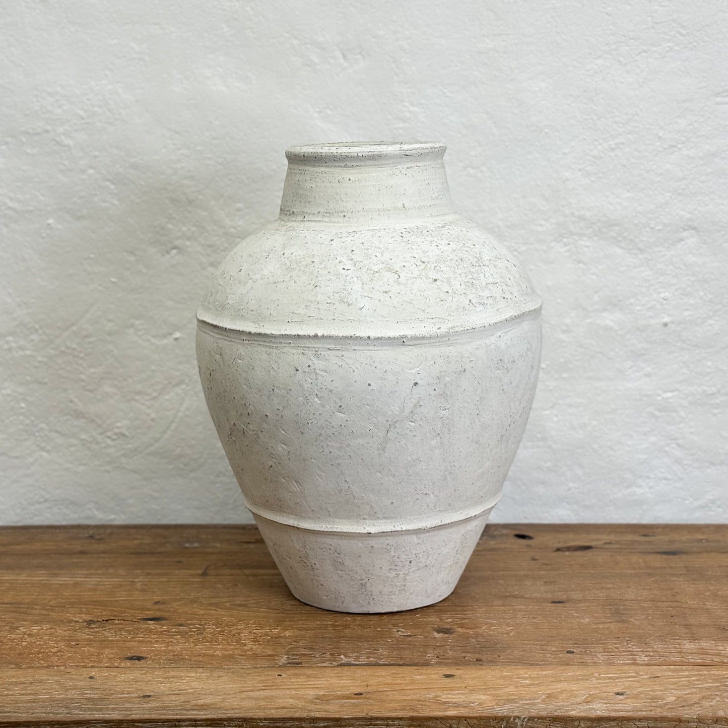 Banded Terracotta Pot