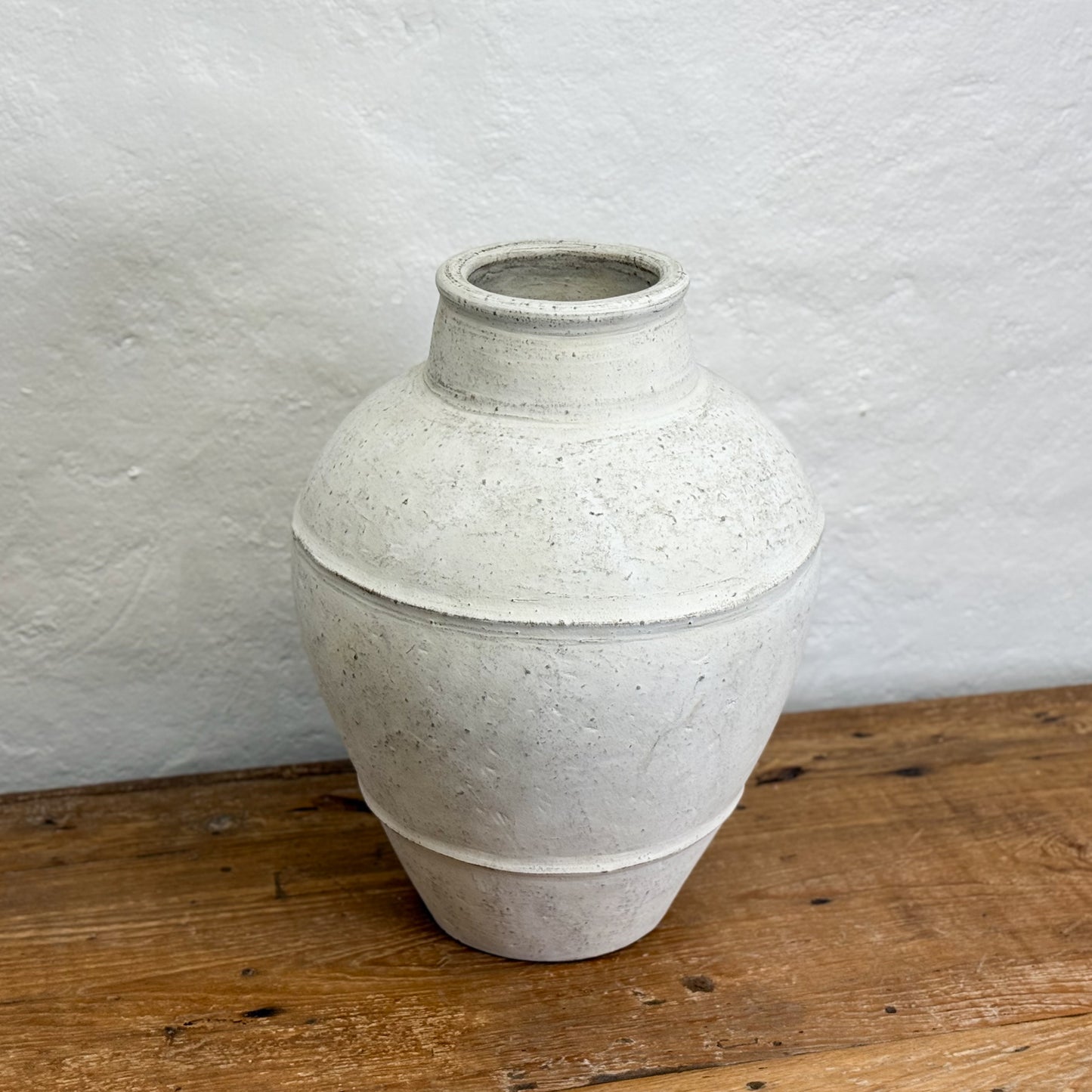 Banded Terracotta Pot