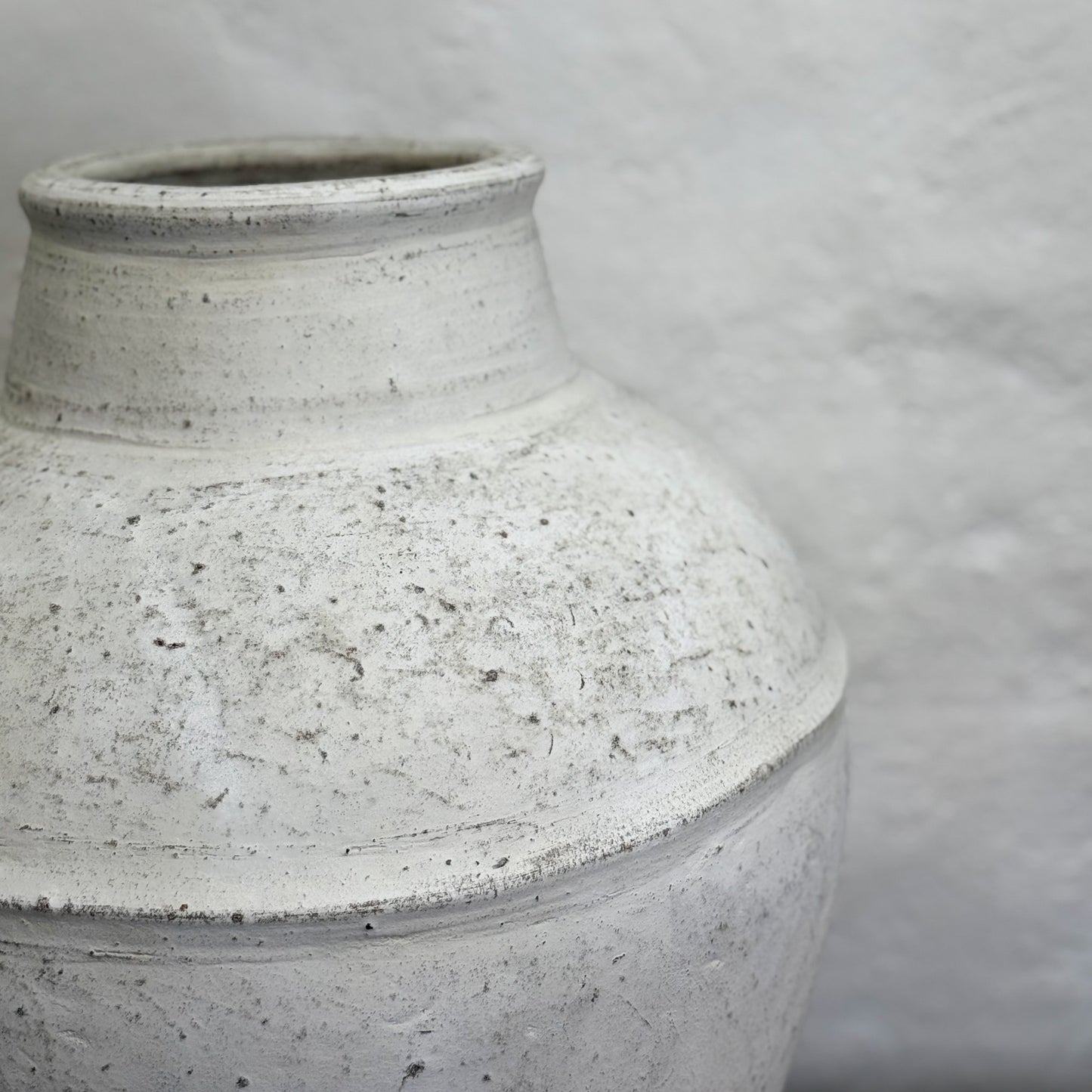 Banded Terracotta Pot