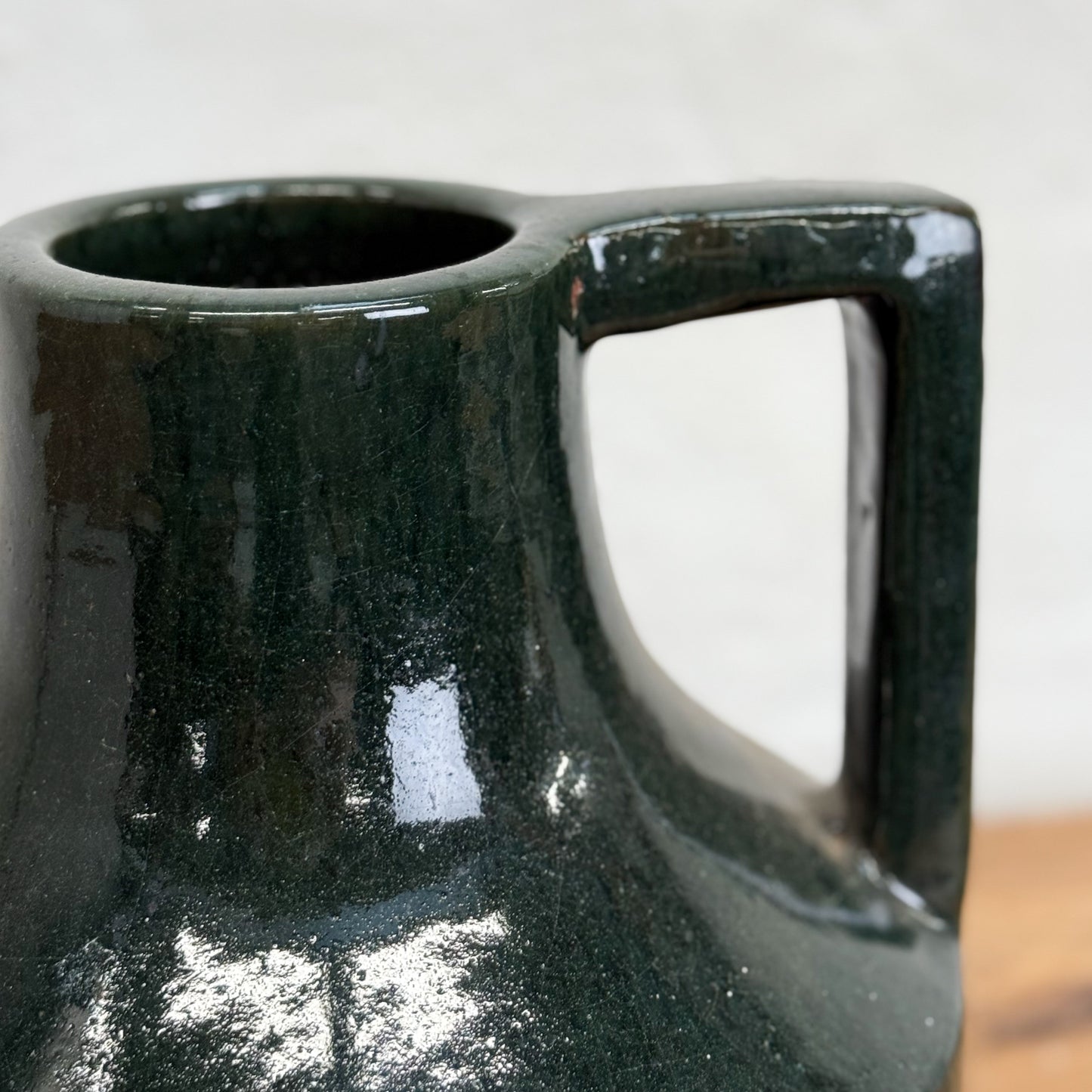 Glazed Terracotta Carafe