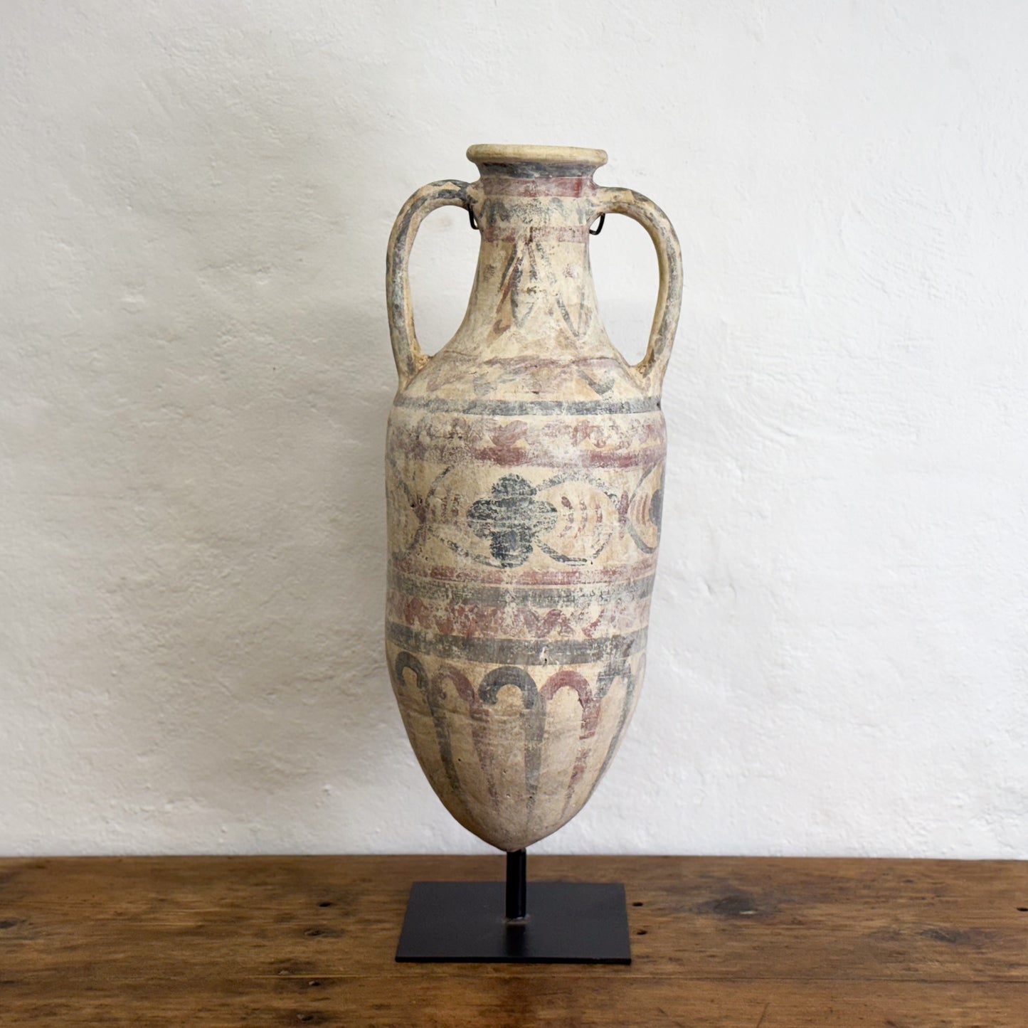 Painted Amphora on Stand