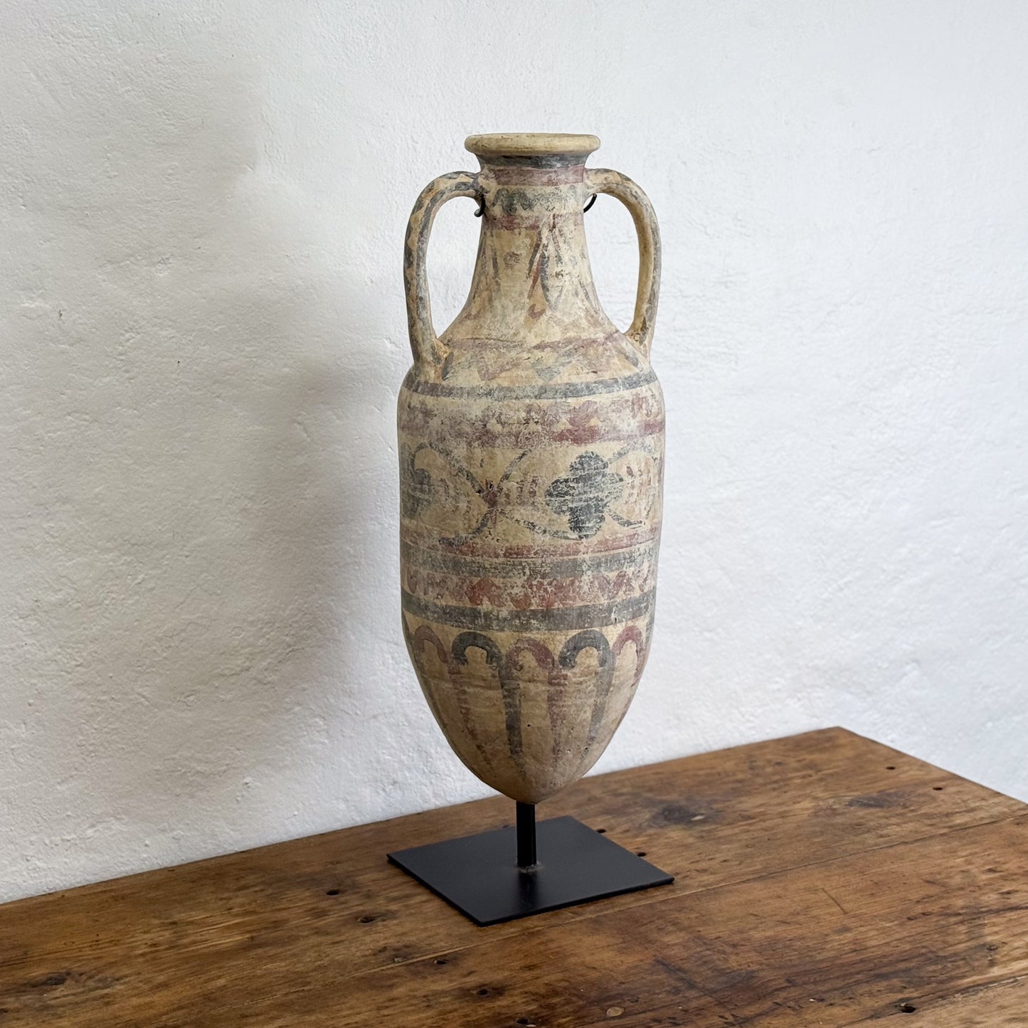 Painted Amphora on Stand