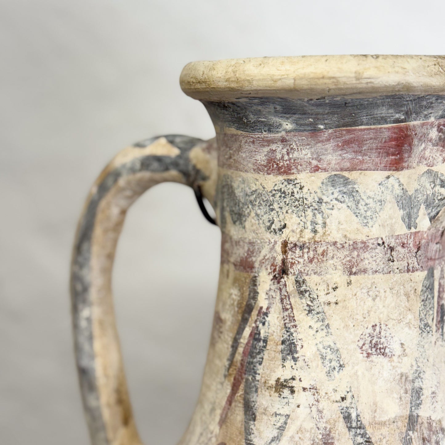 Painted Amphora on Stand