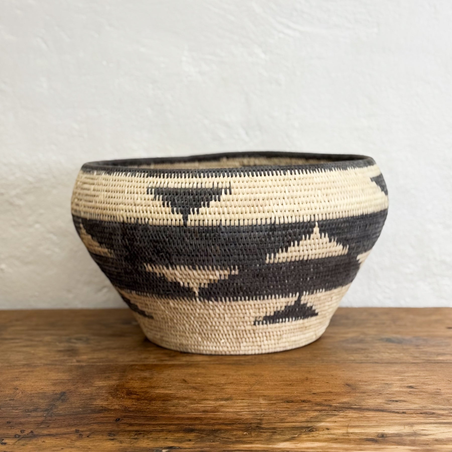 Large Patterned Lombok Basket