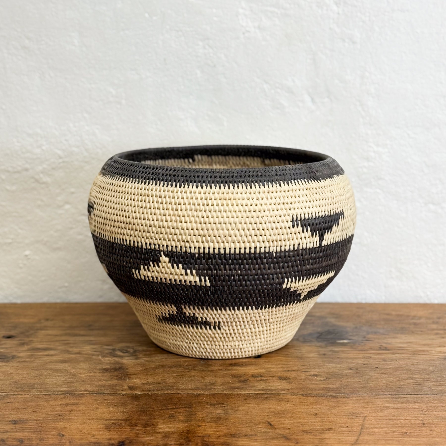 Small Patterned Lombok Basket