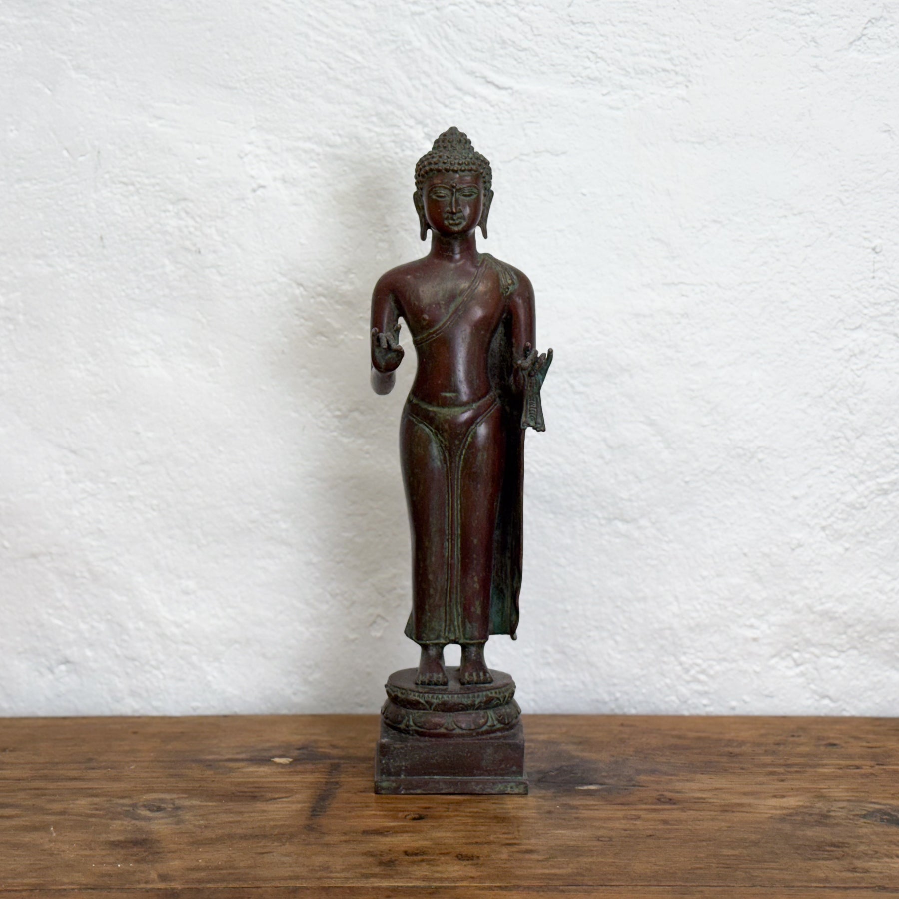 Standing Bronze Buddha