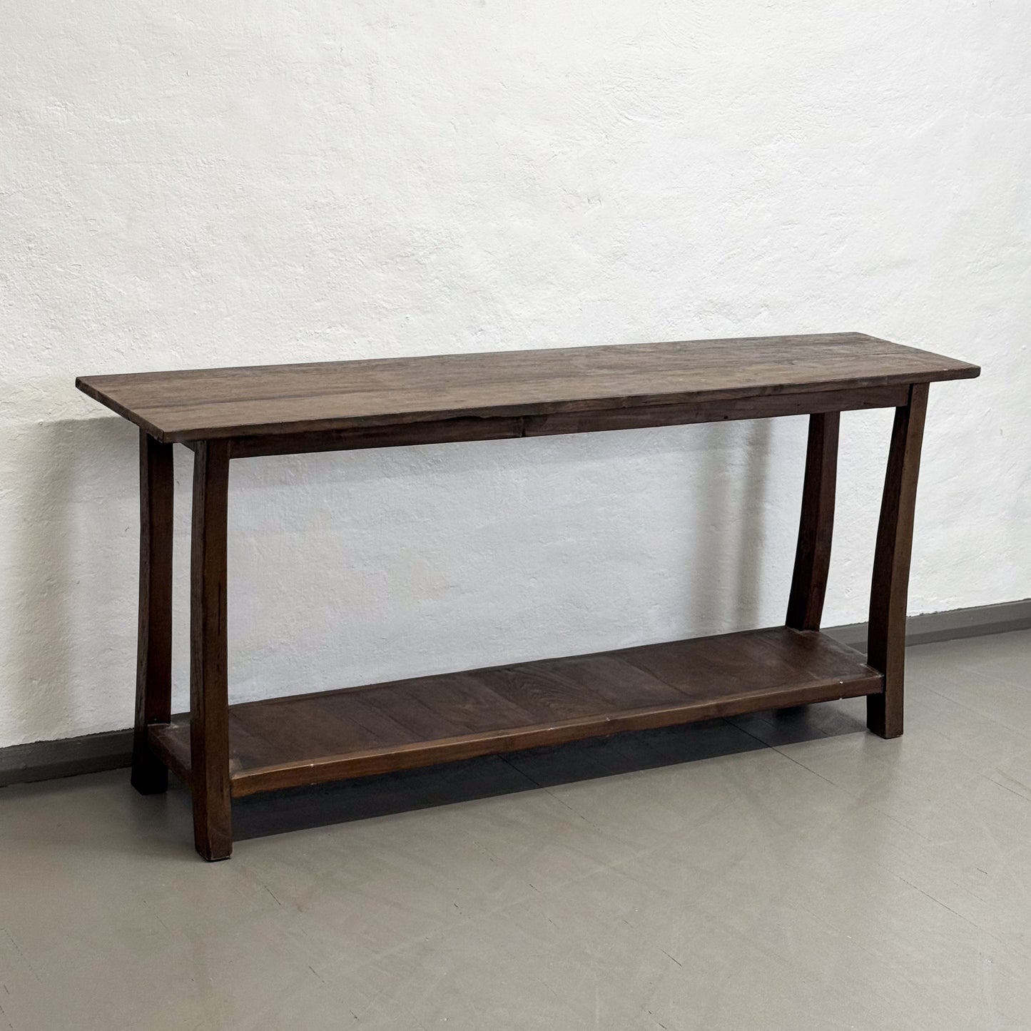 Console Table with Shelf