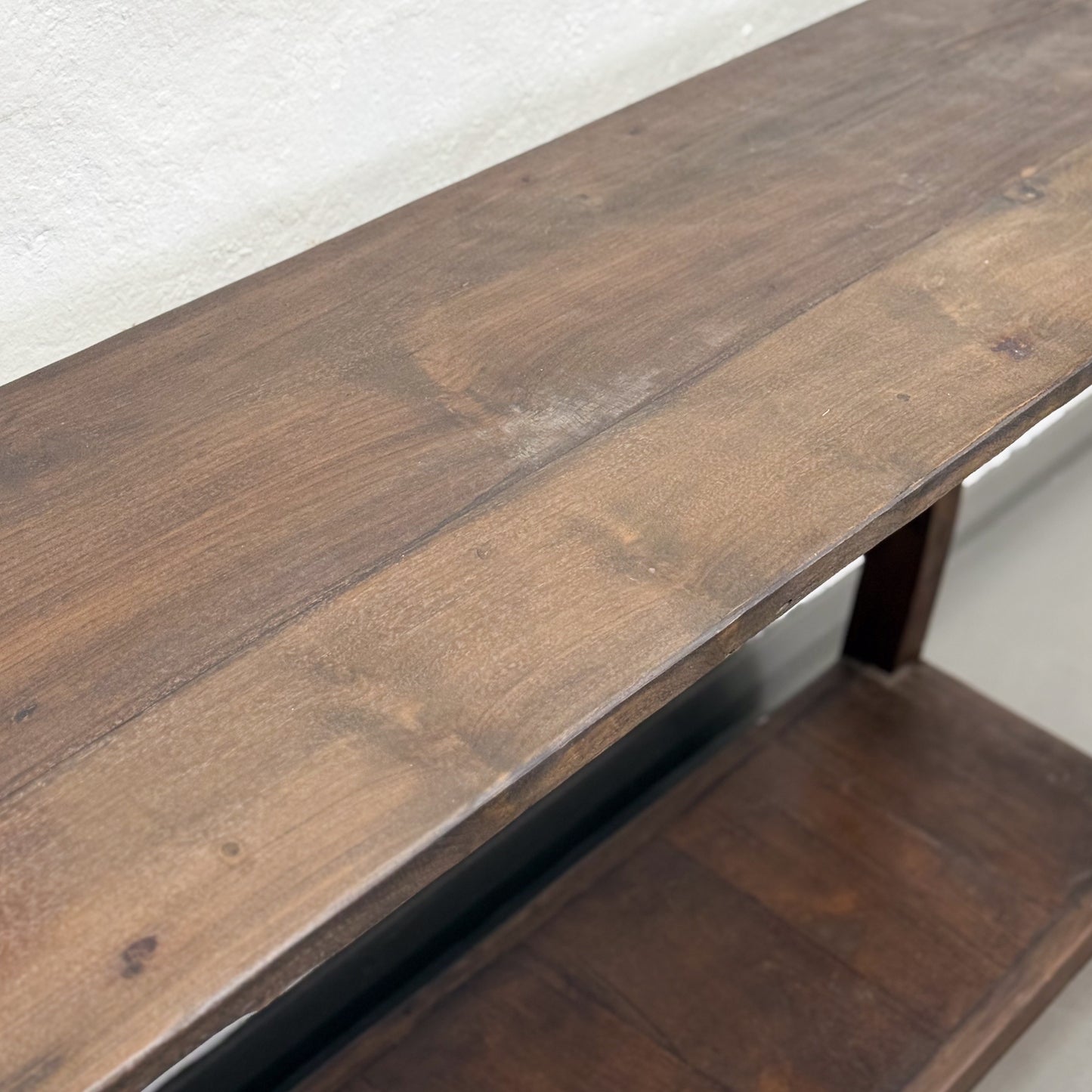Console Table with Shelf