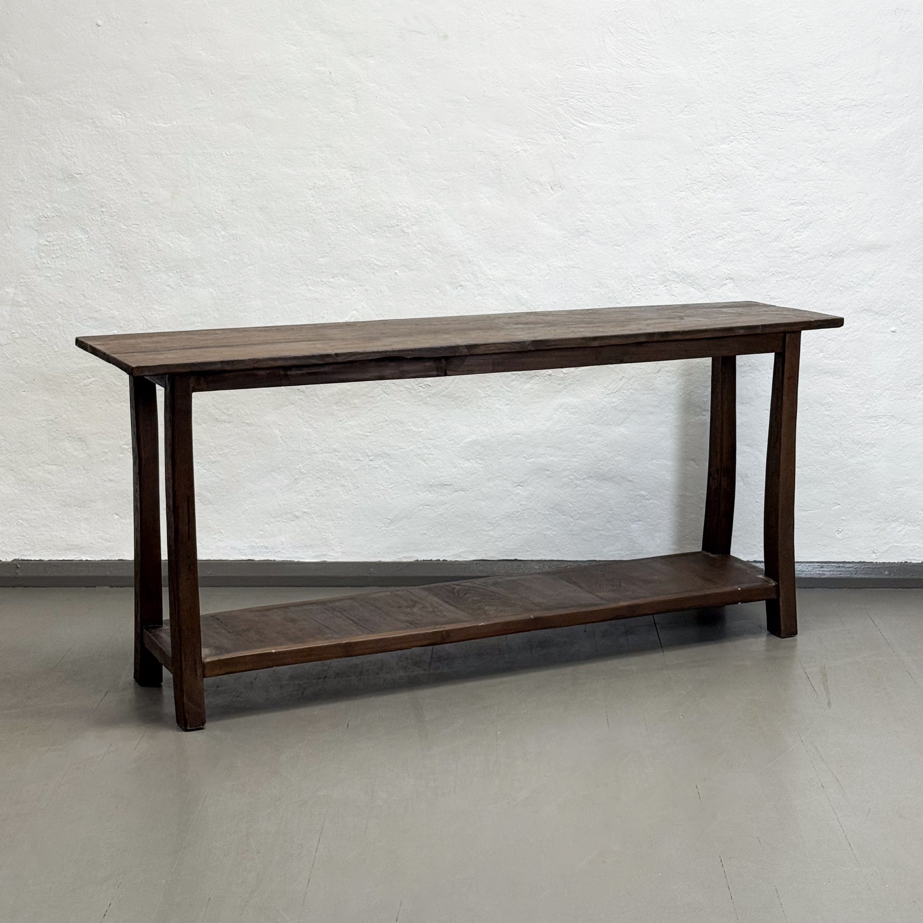 Console Table with Shelf