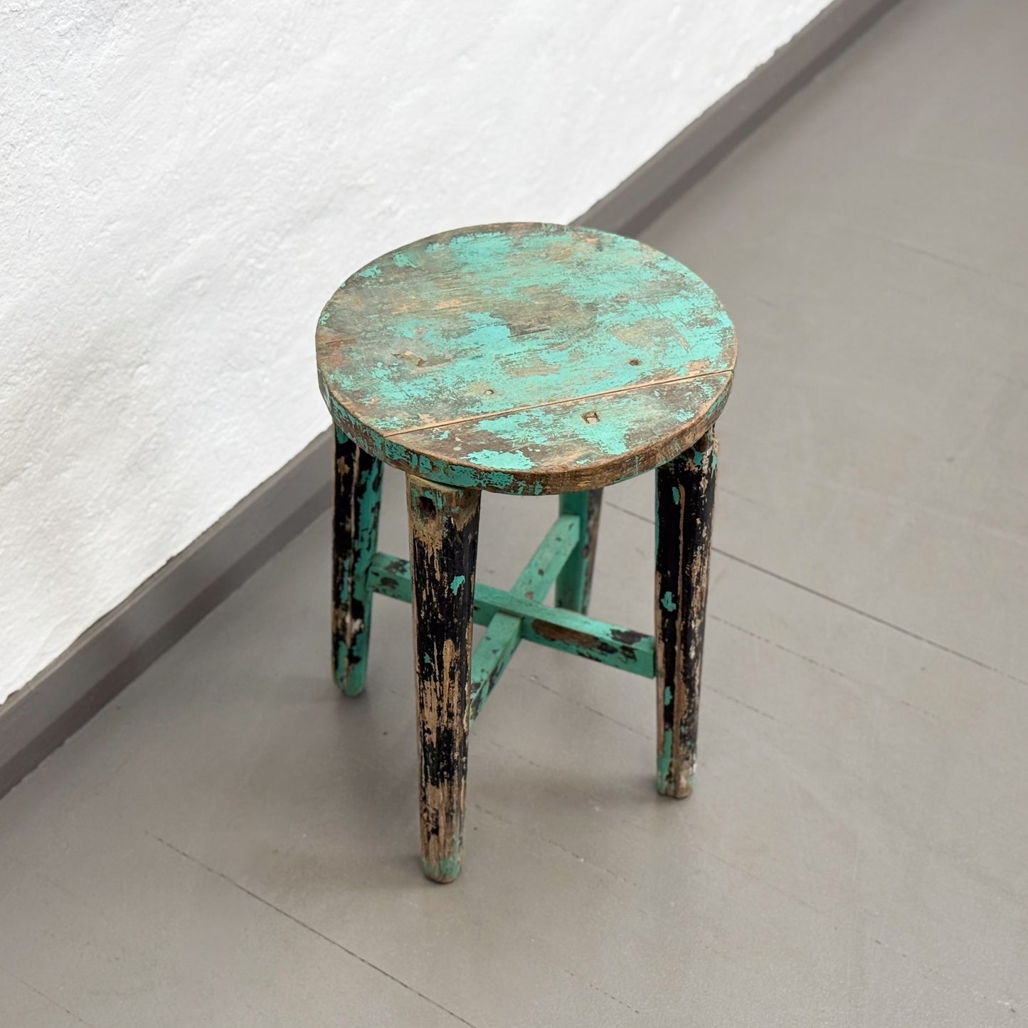 Painted Vintage Stool