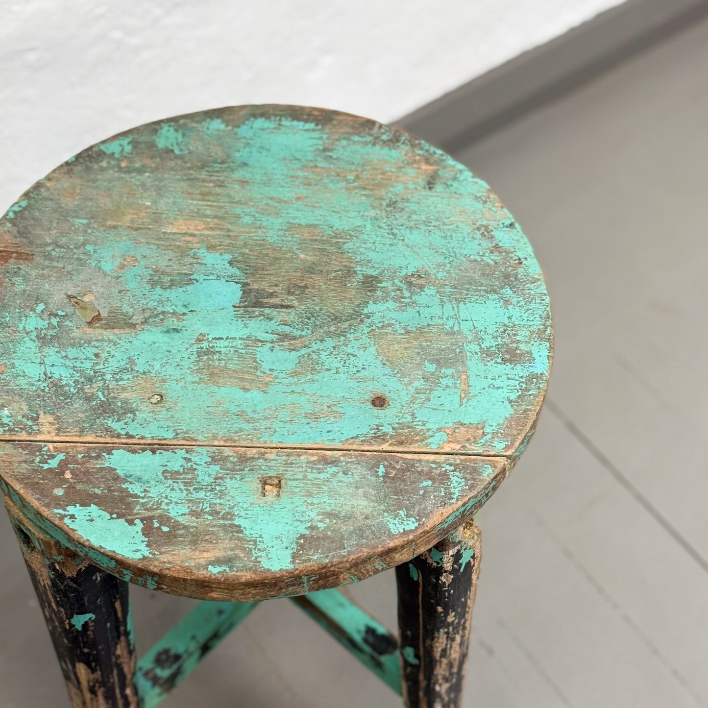 Painted Vintage Stool