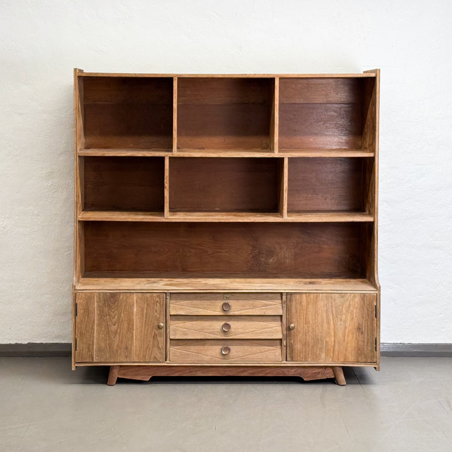 Teak Display Cabinet