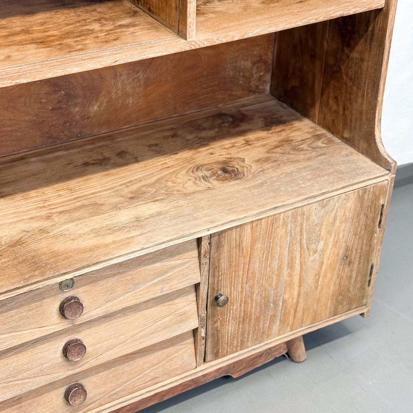 Teak Display Cabinet