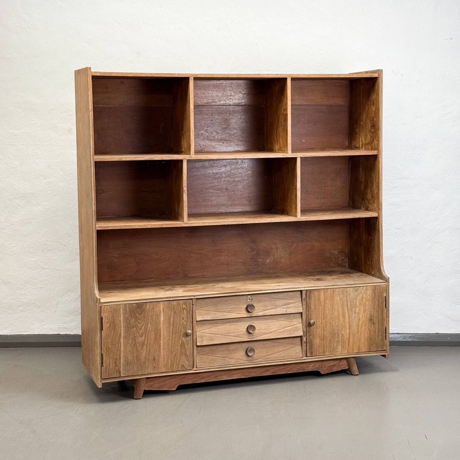 Teak Display Cabinet