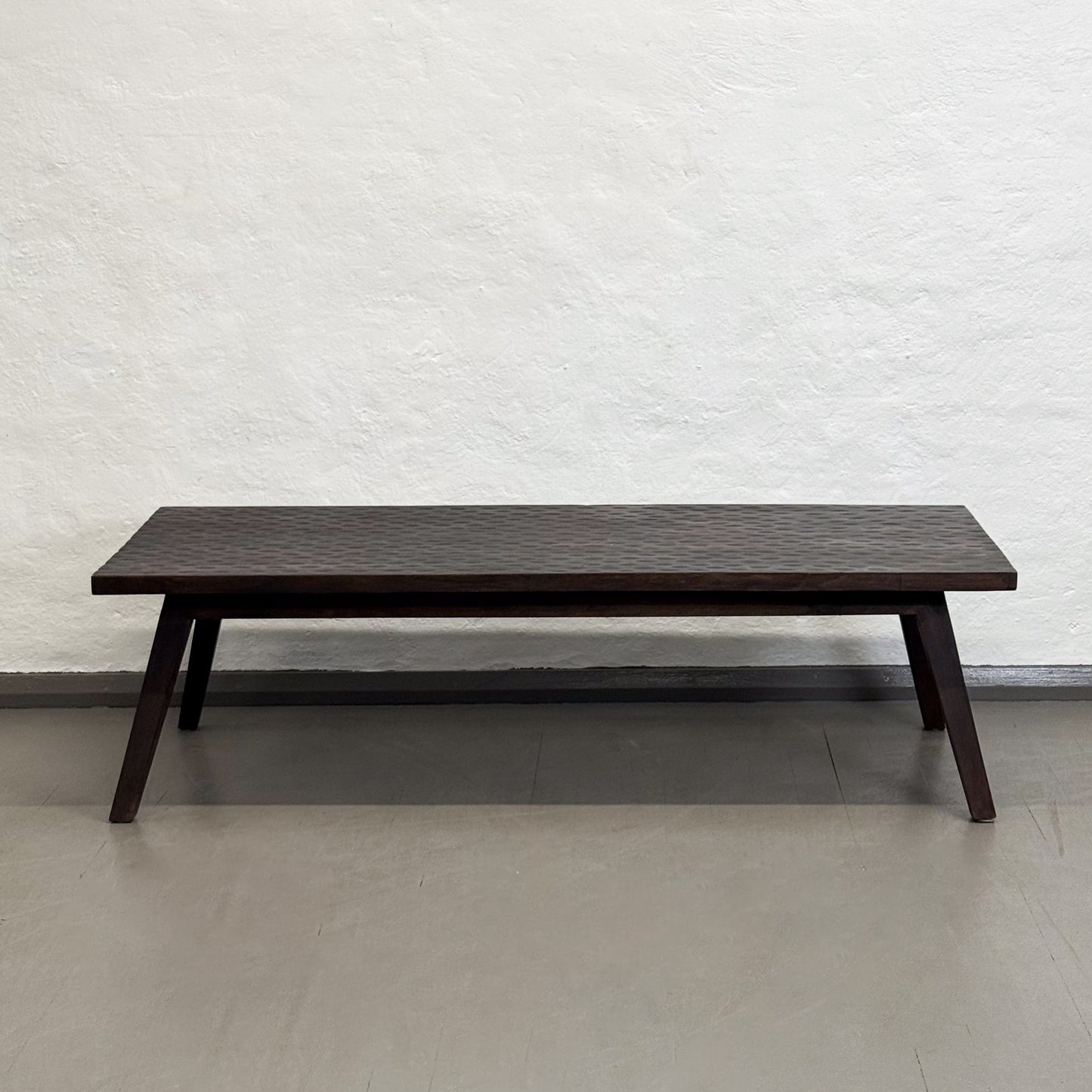 Dimple Top Teak Coffee Table