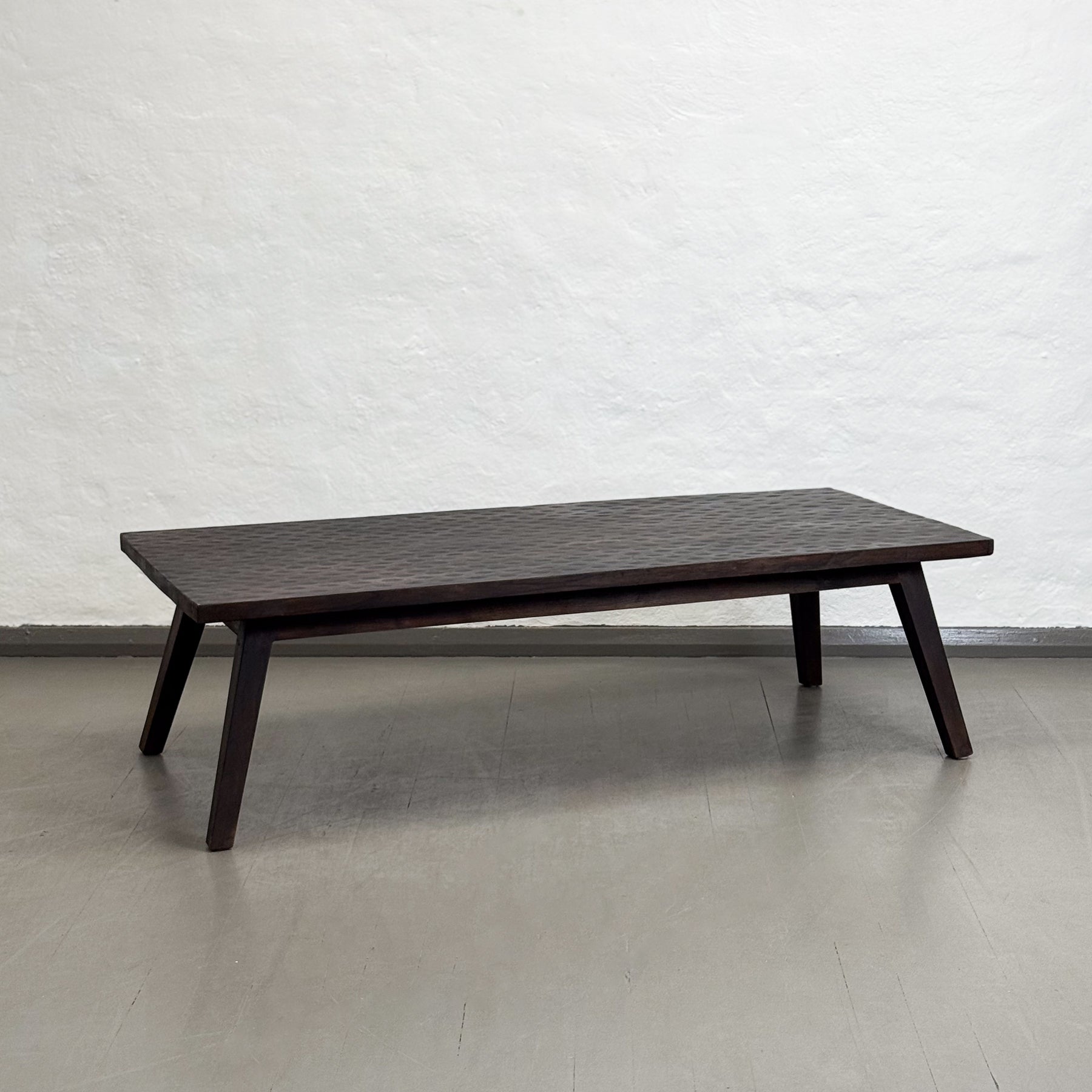 Dimple Top Teak Coffee Table