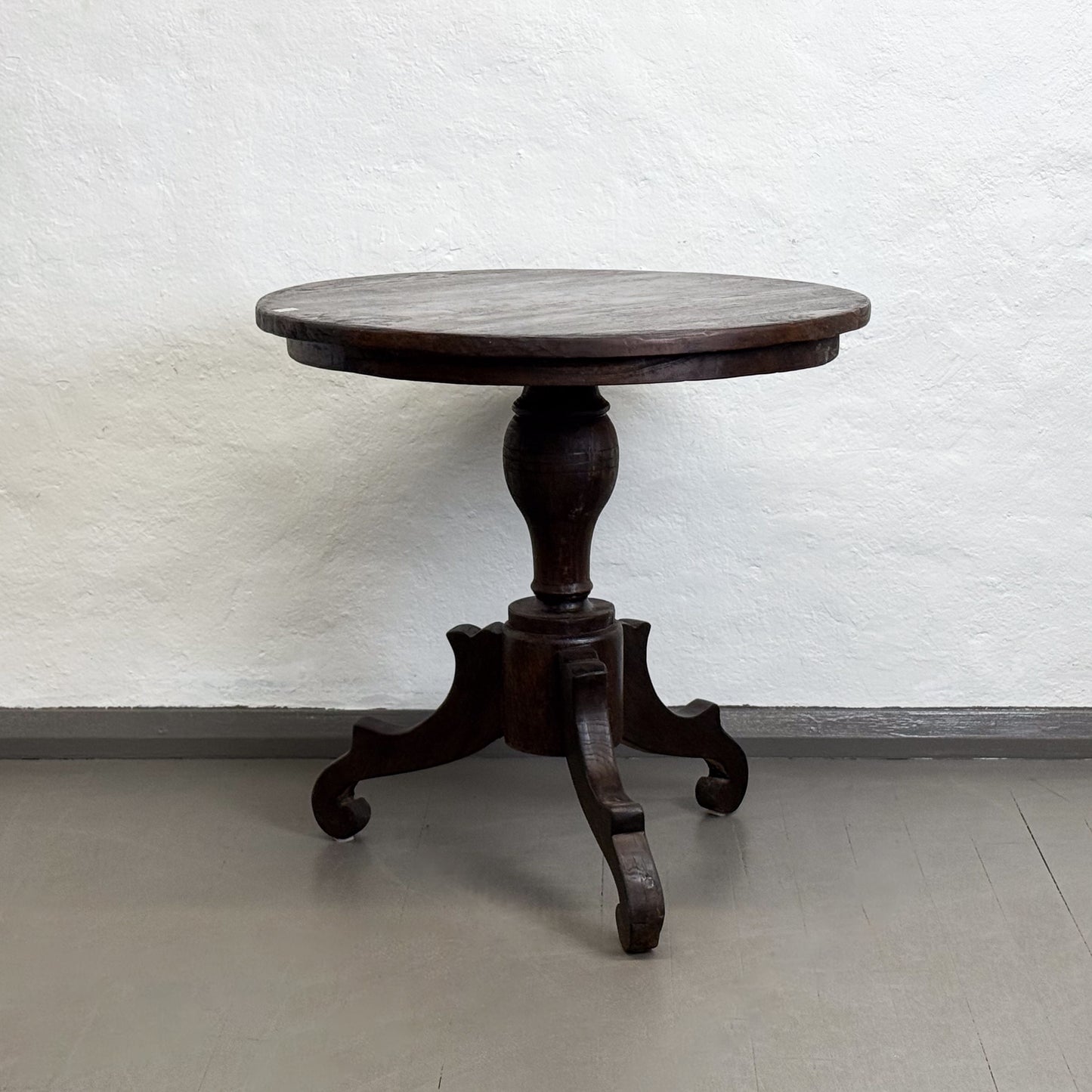Round Vintage Pedestal Table