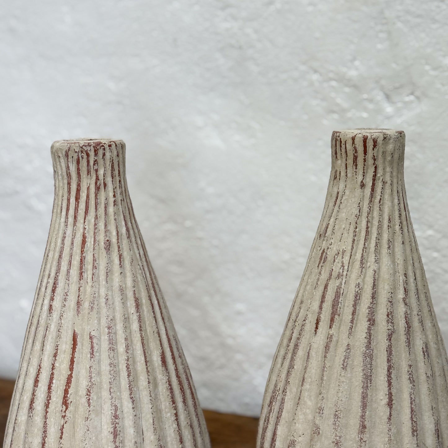 Ribbed Bulb Vase