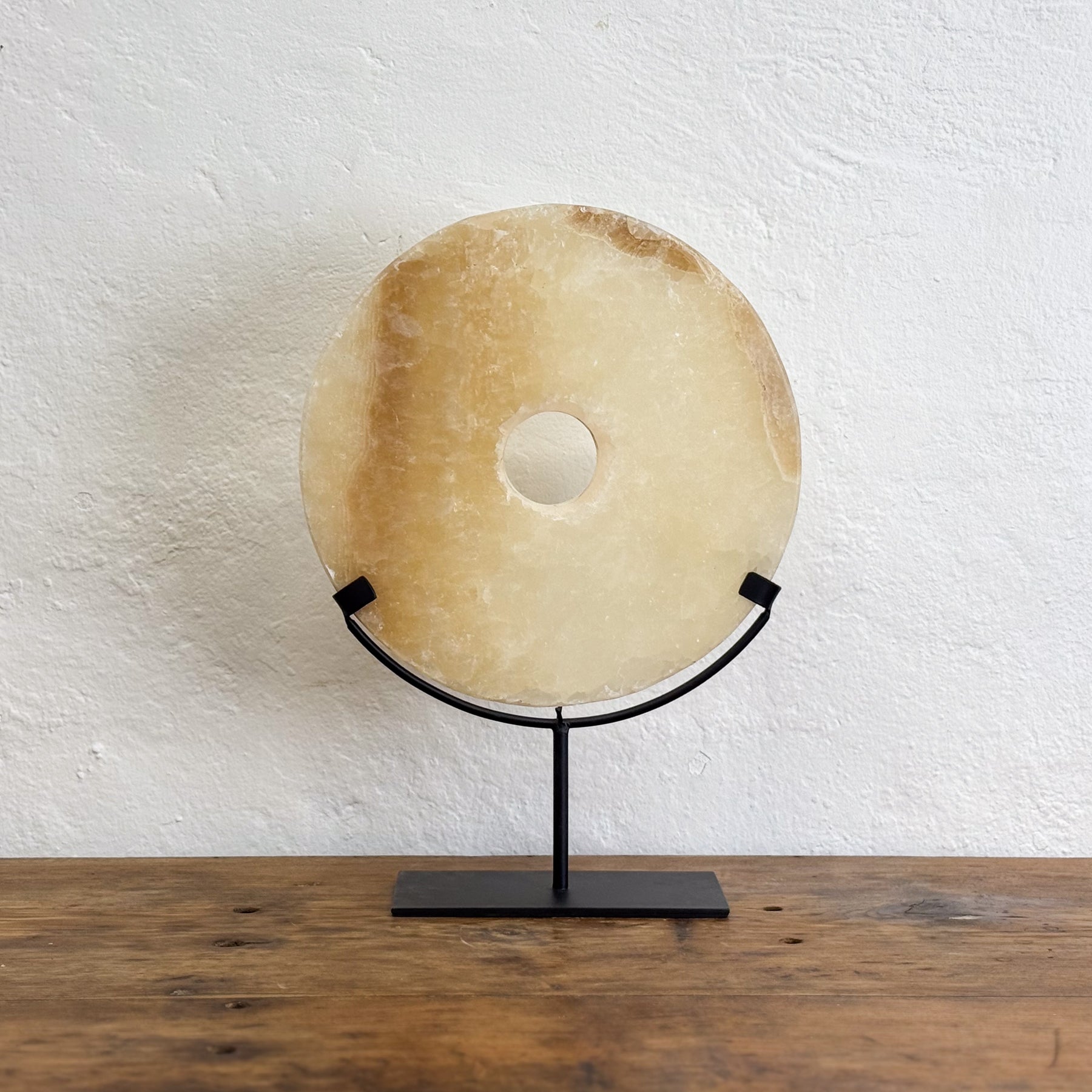 Large Onyx Disc on Stand