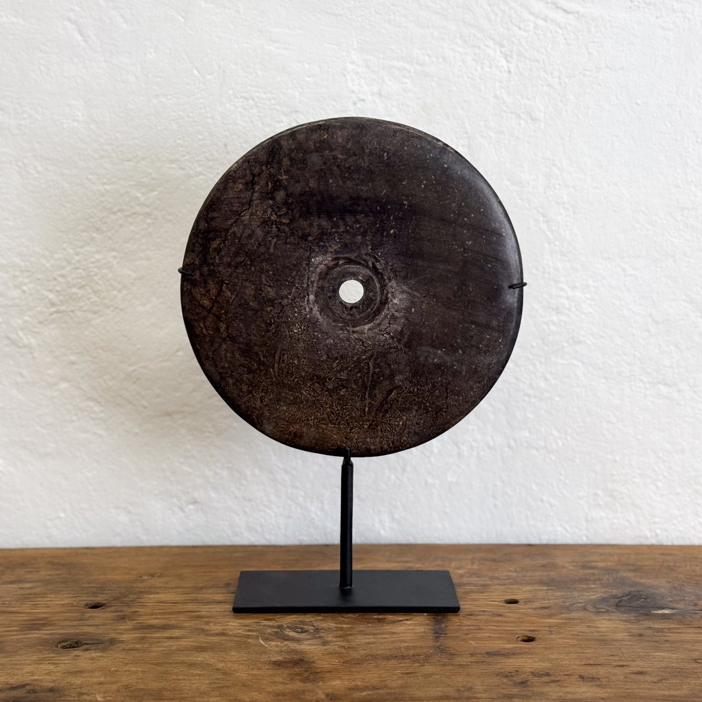 Stone Disc on Stand