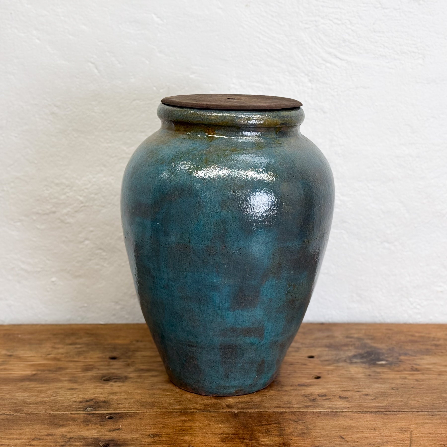 Mottled Glaze Pot
