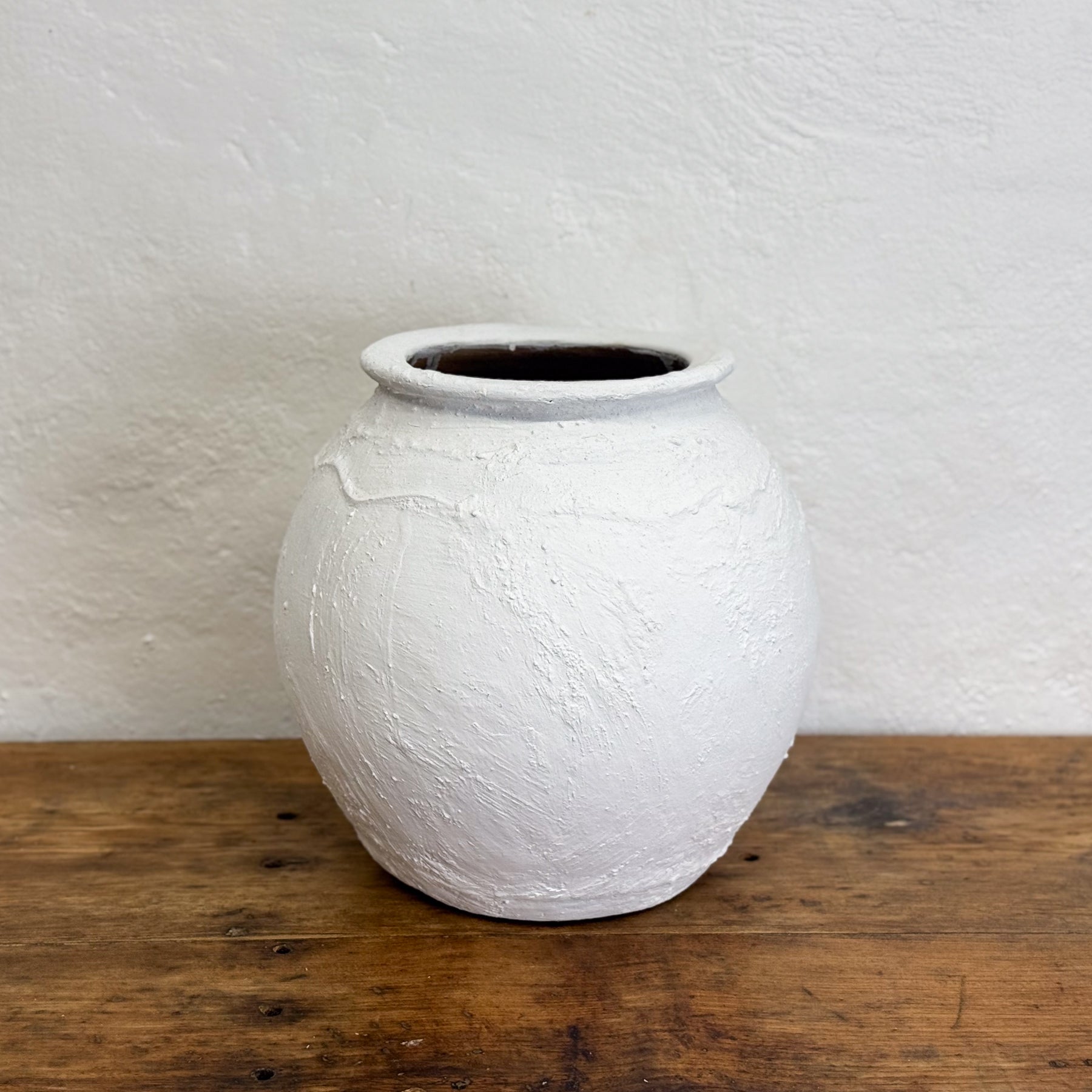 Round Painted Terracotta Pot