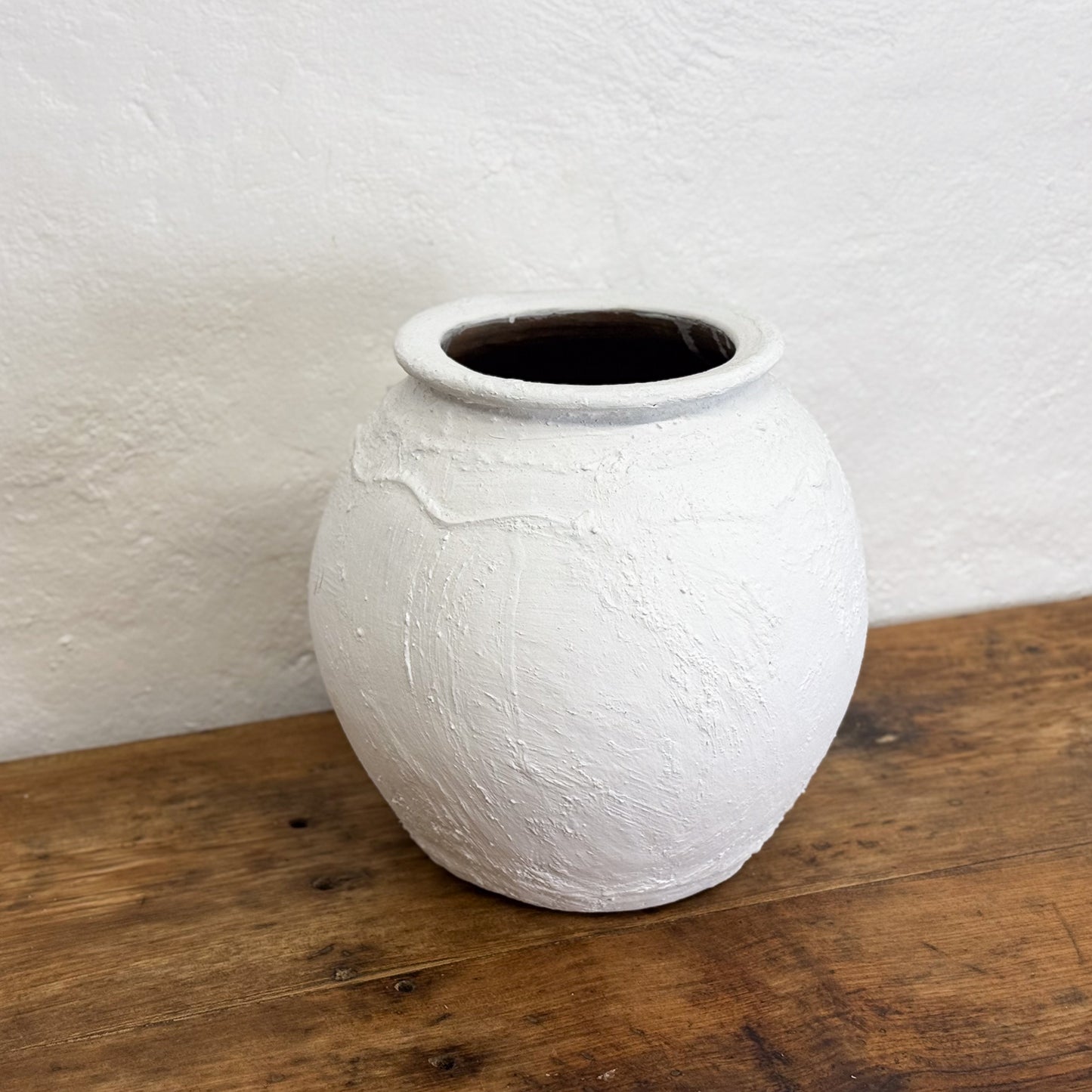Round Painted Terracotta Pot