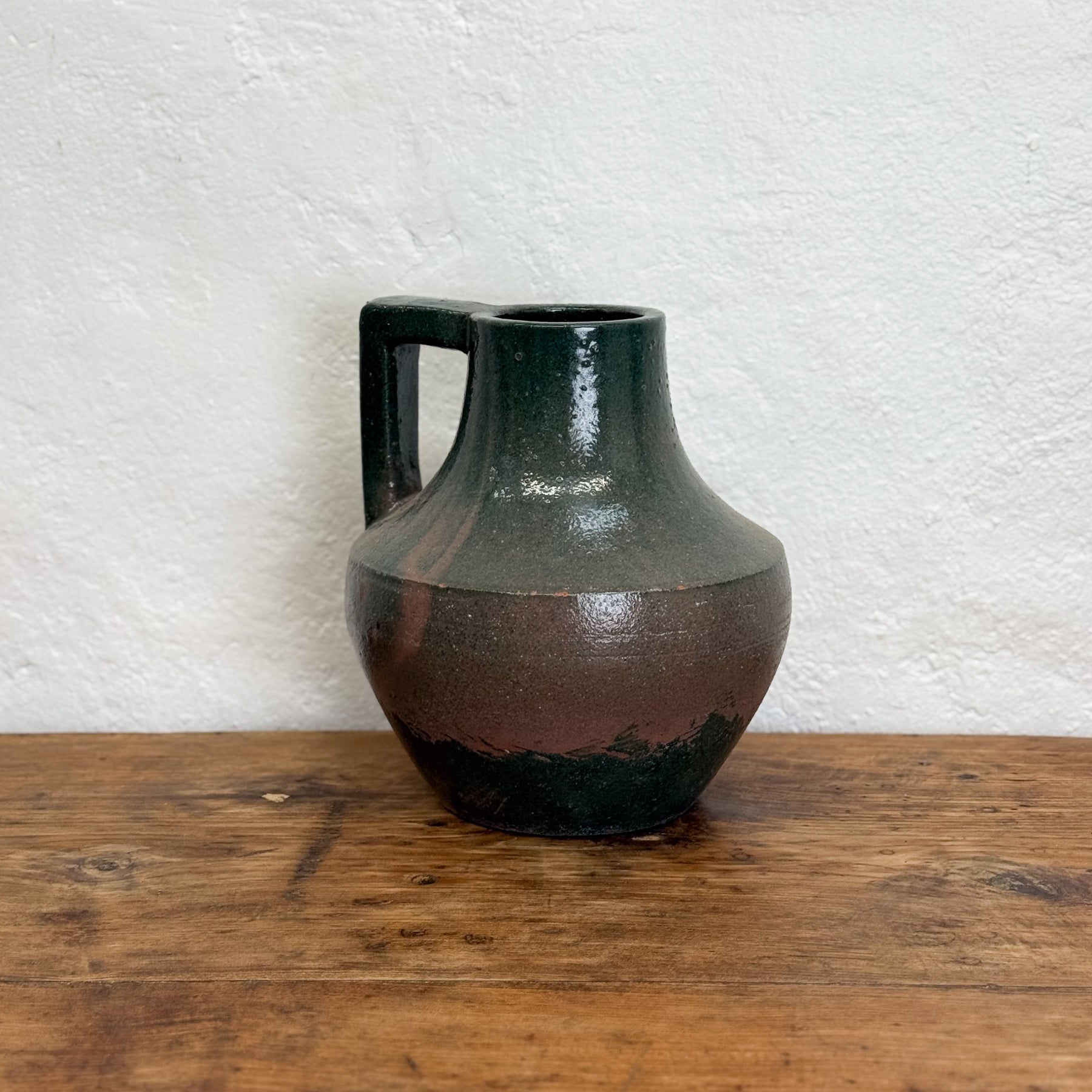 Glazed Green Carafe