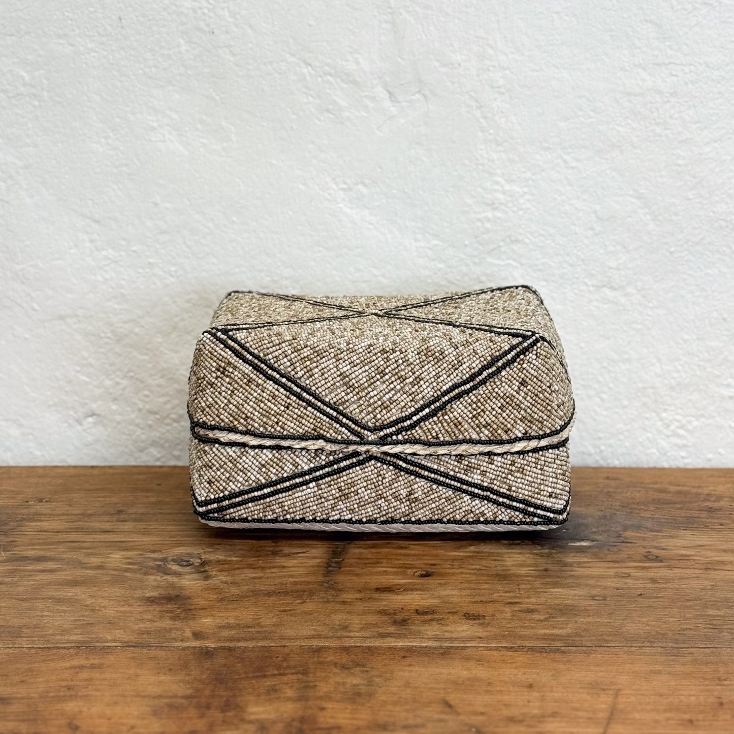 Beaded Cross Box