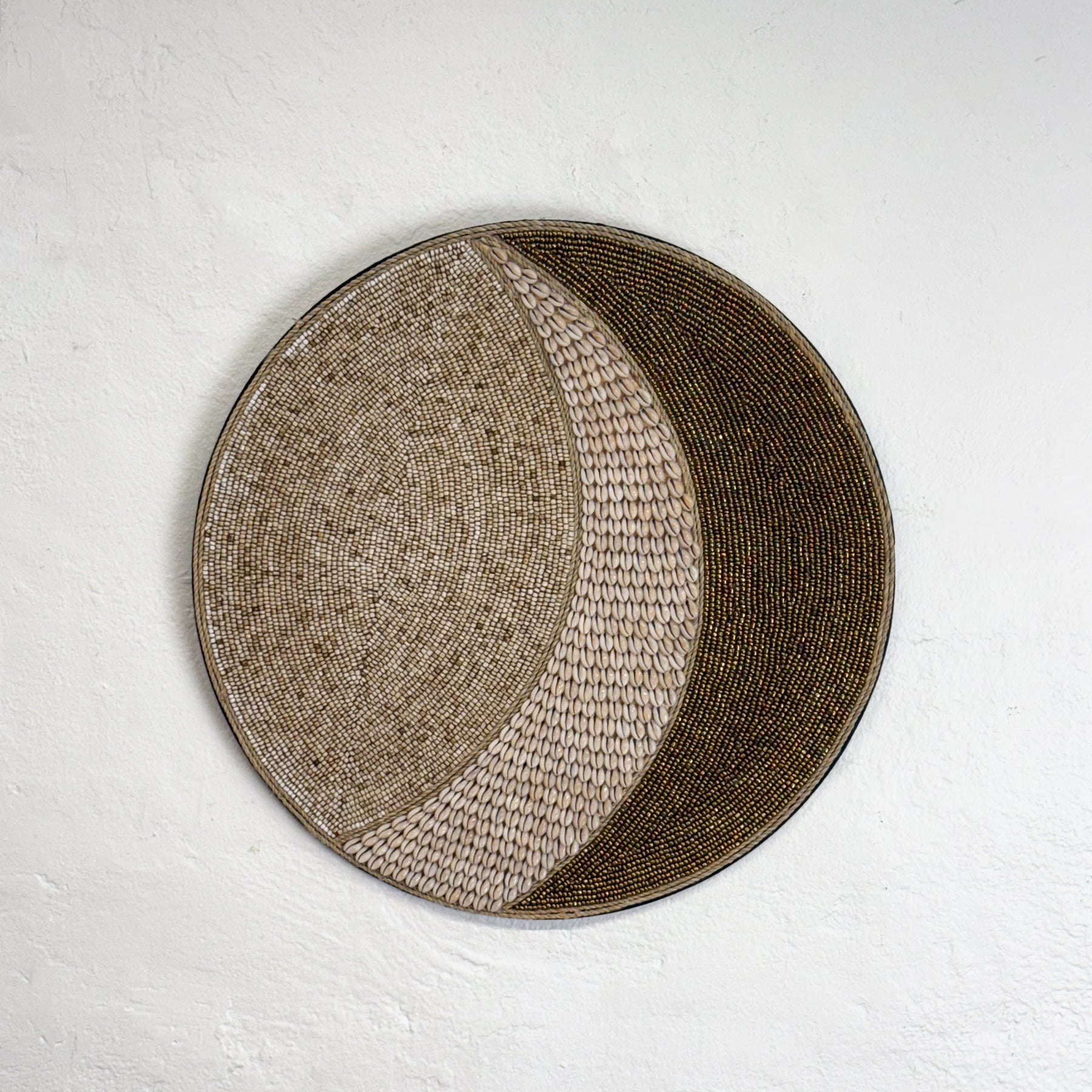 Bead & Shell Wall Hanging II