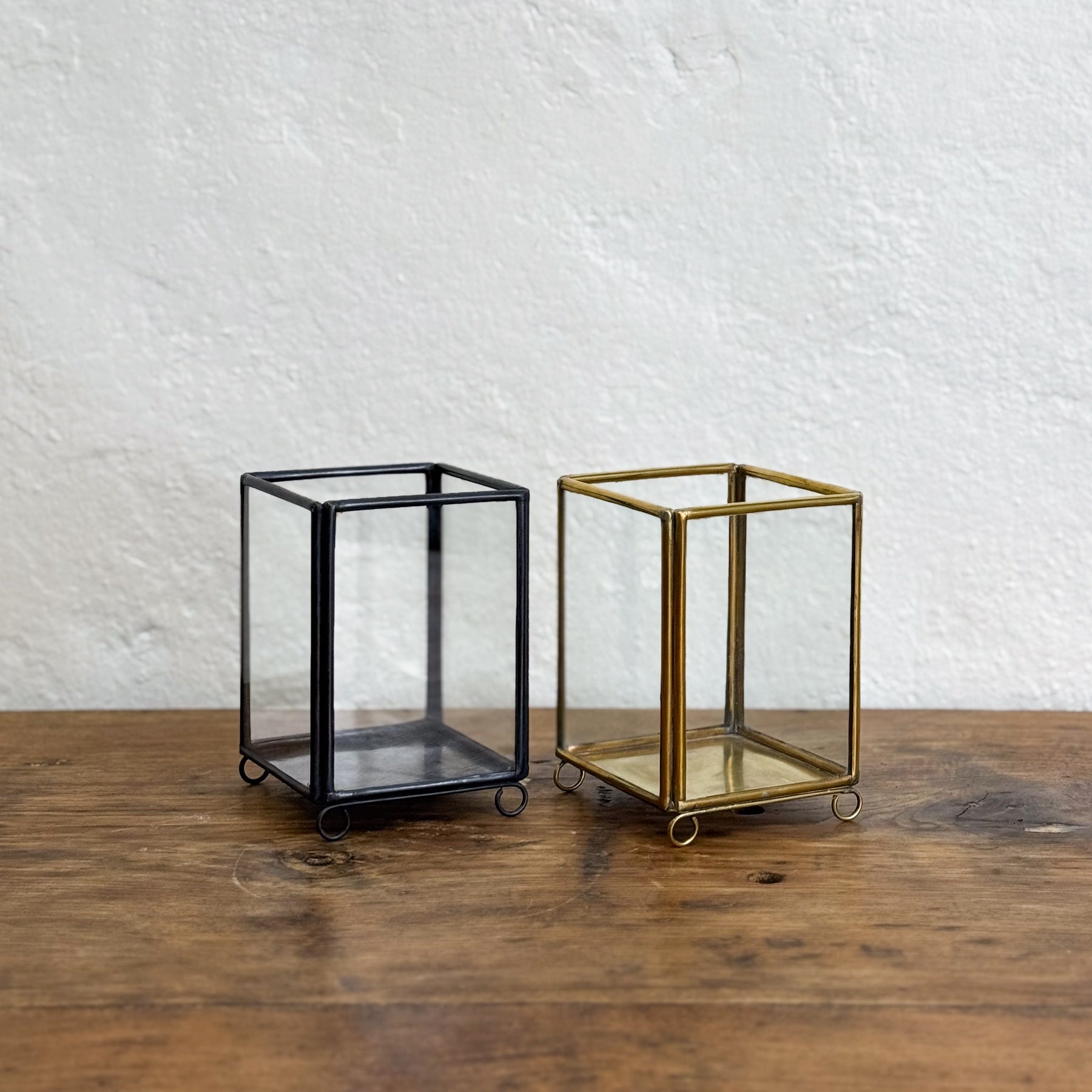 Square Glass Pen Holder