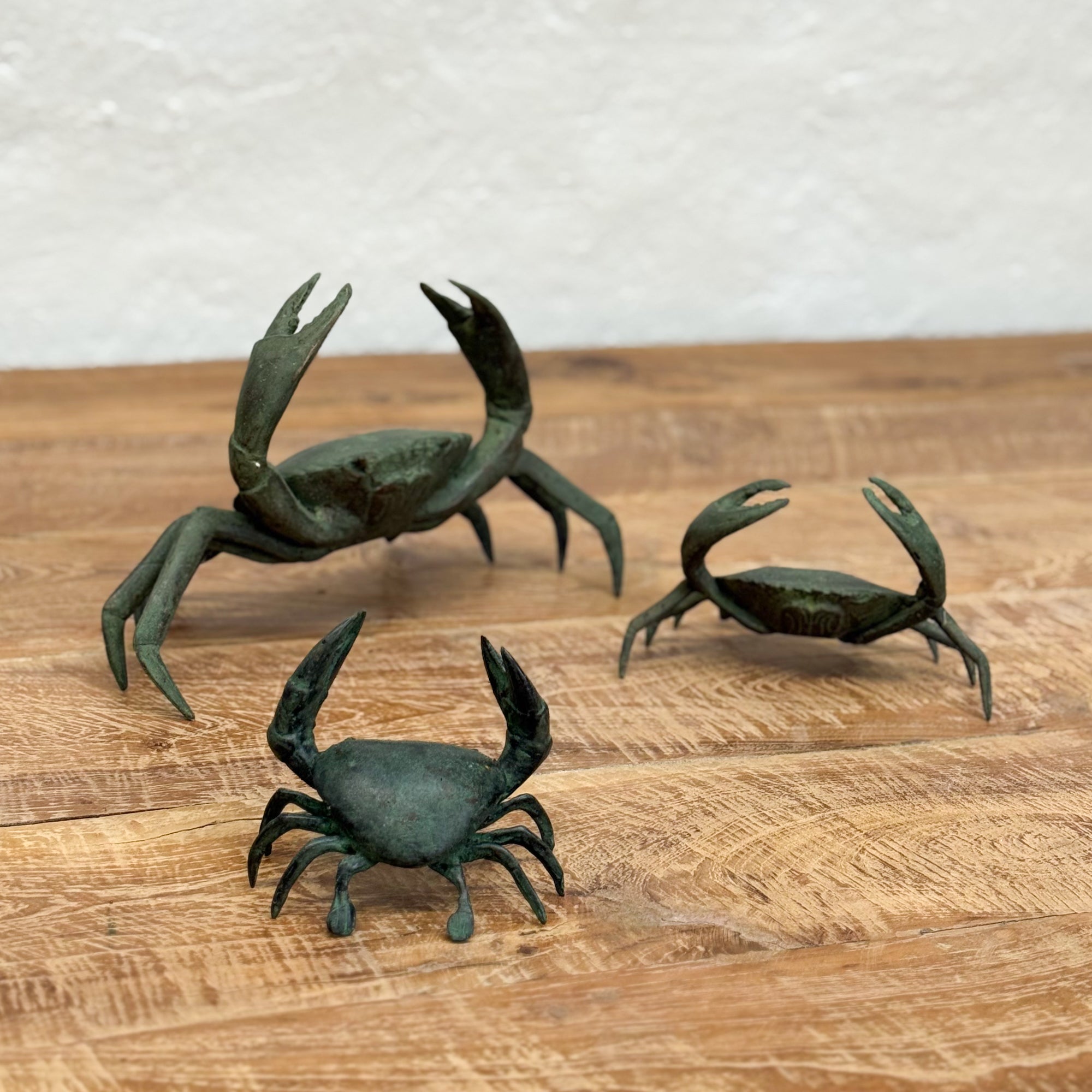 Verdigris Bronze Crab