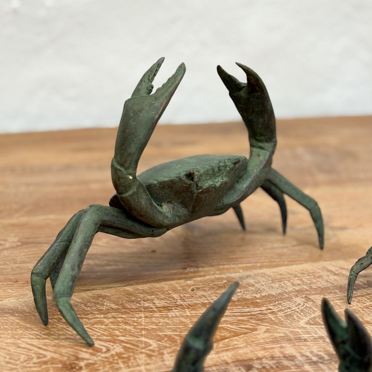 Verdigris Bronze Crab