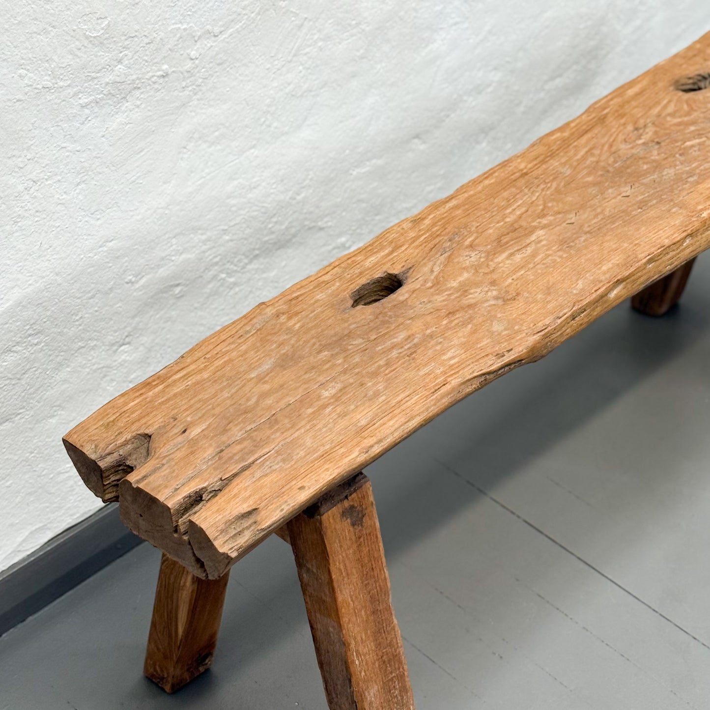 Rustic Teak Dingklik Bench