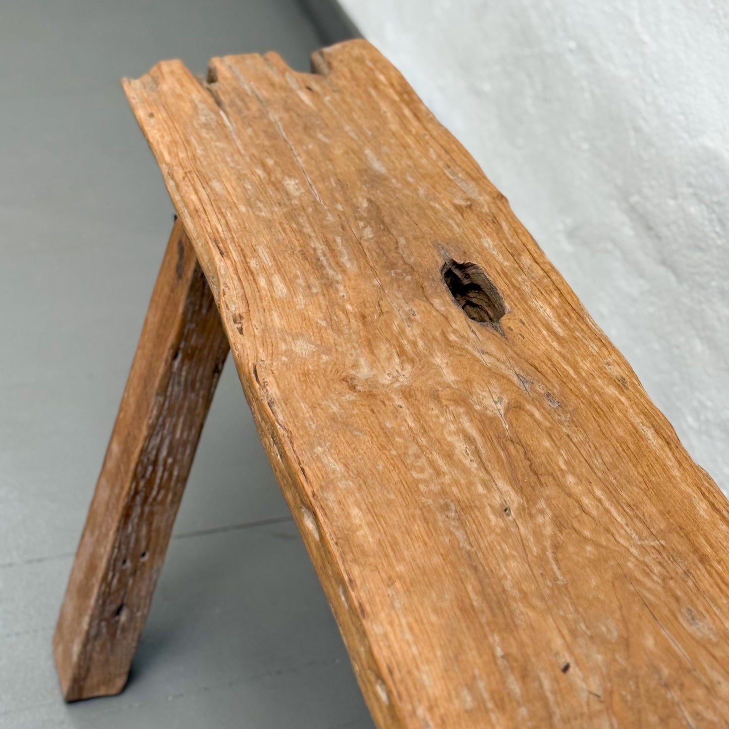 Rustic Teak Dingklik Bench