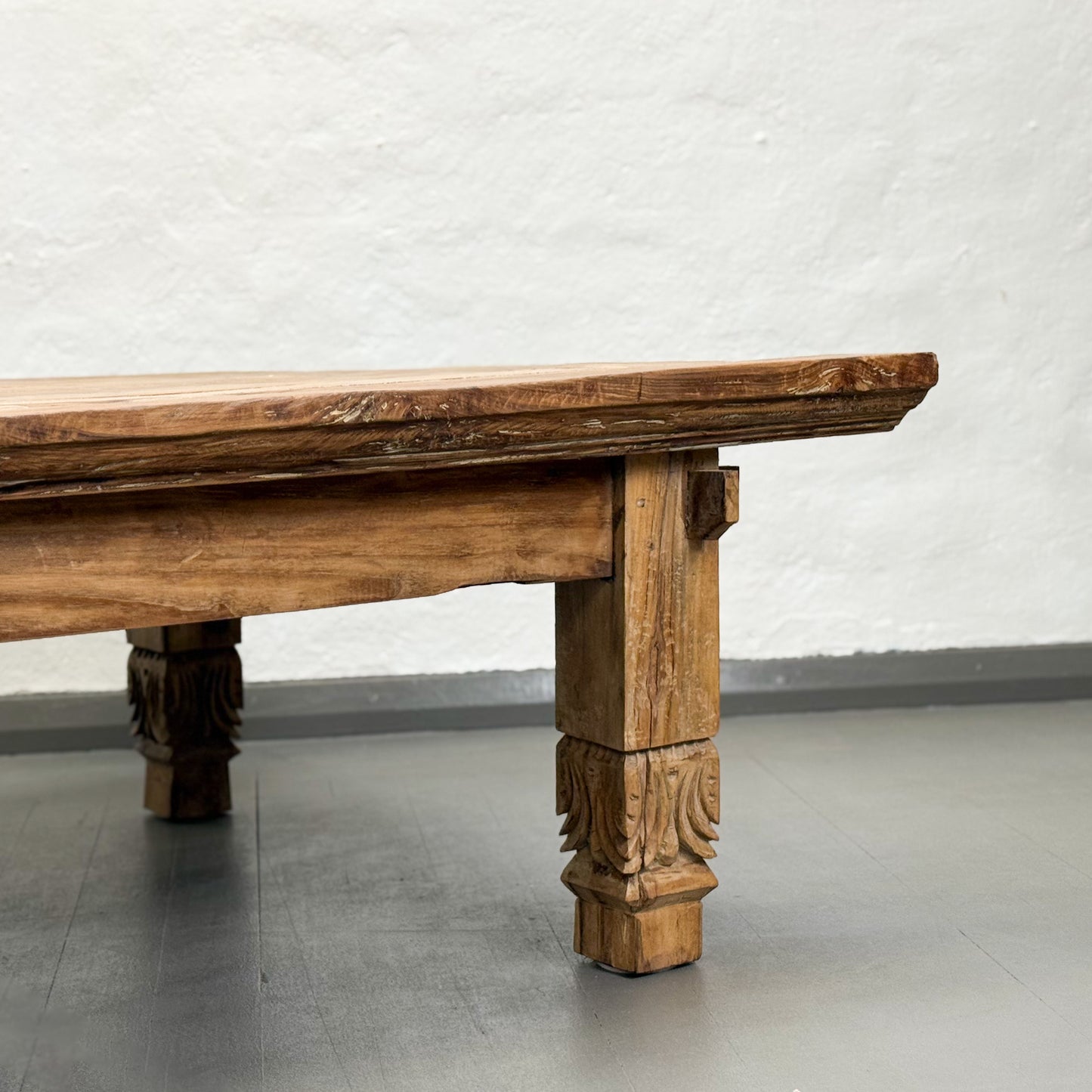 Vintage Teak Weaving Coffee Table